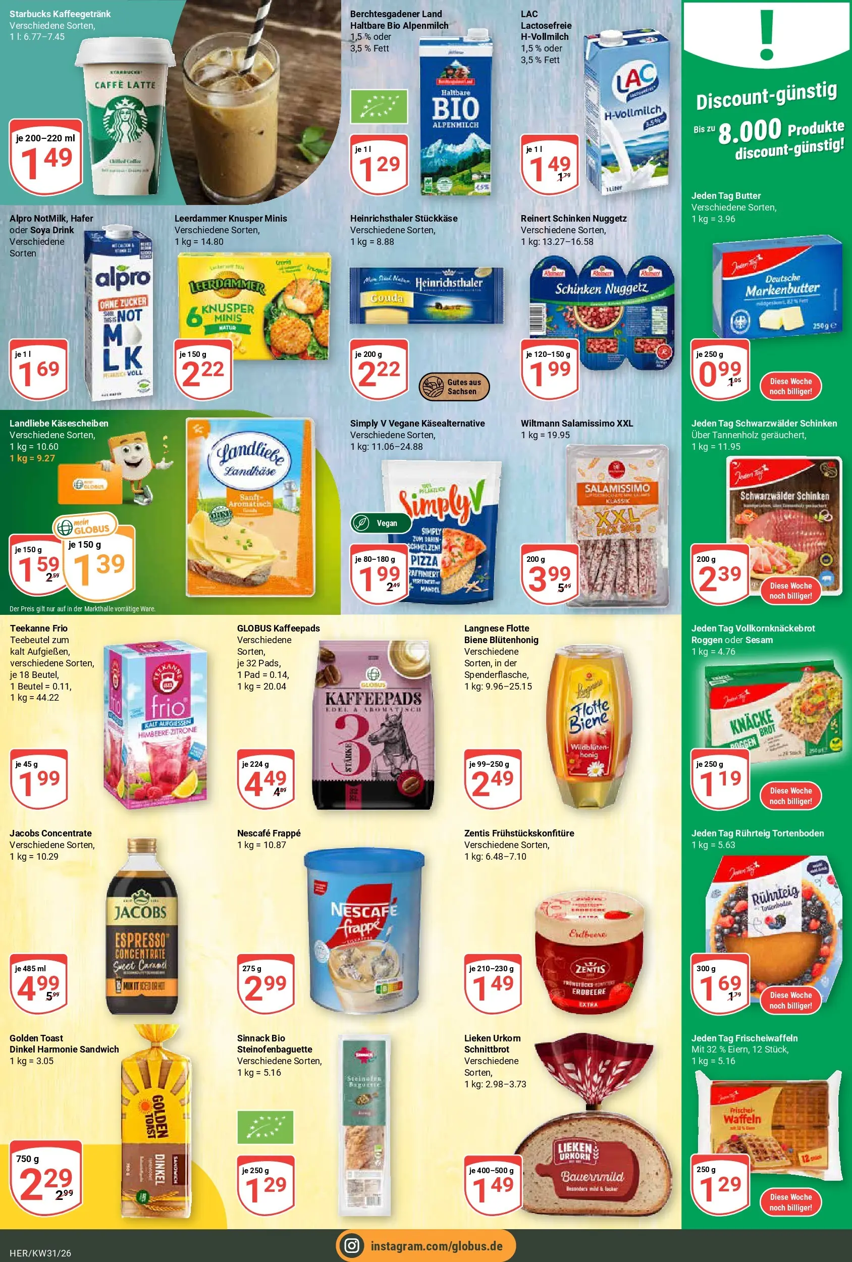 Globus Prospekt Hermsdorf (ab 27.07.2026) » Angebote online | Seite: 10 | Produkte: Gouda, Waffeln, Zitrone, Schinken