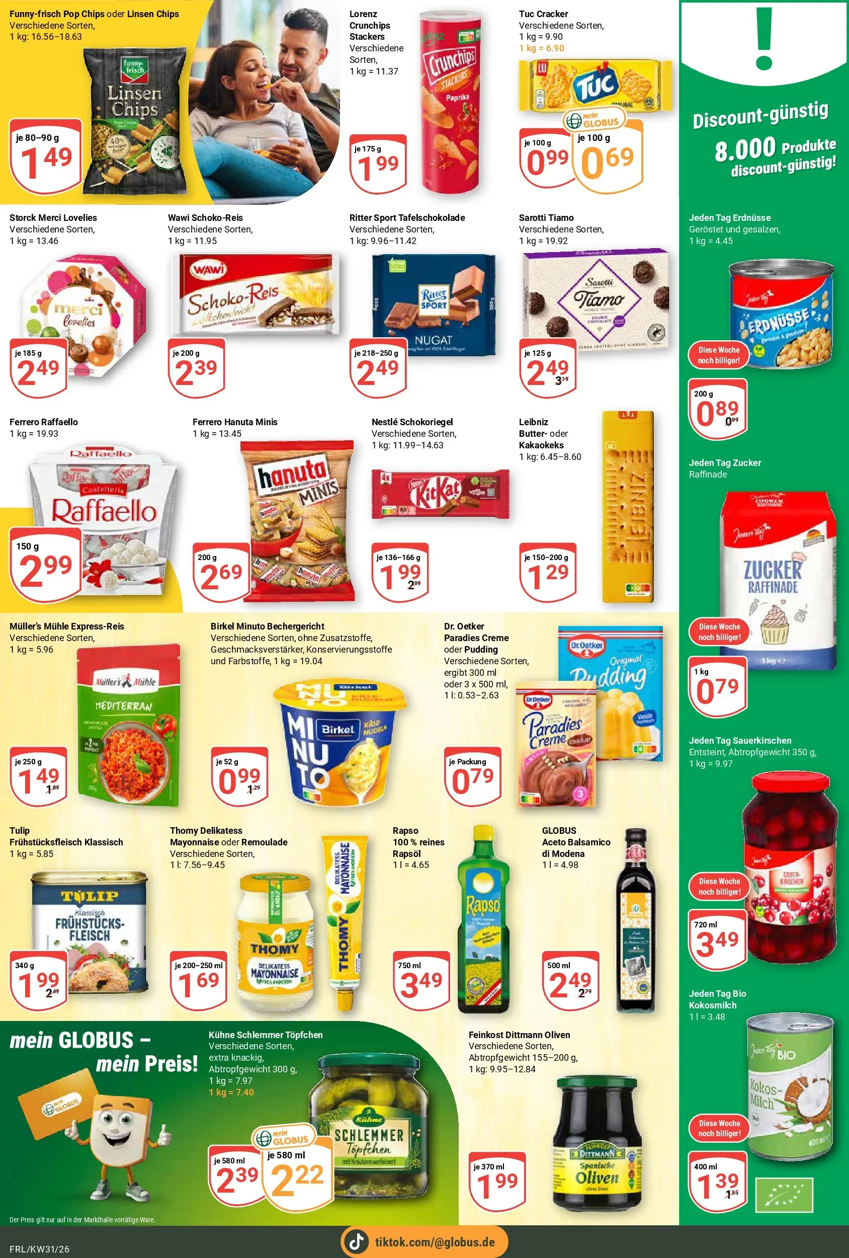 Globus Prospekt Freilassing (ab 20.07.2026) » Angebote online | Seite: 16 | Produkte: Milch, Butter, Rapsöl, Creme