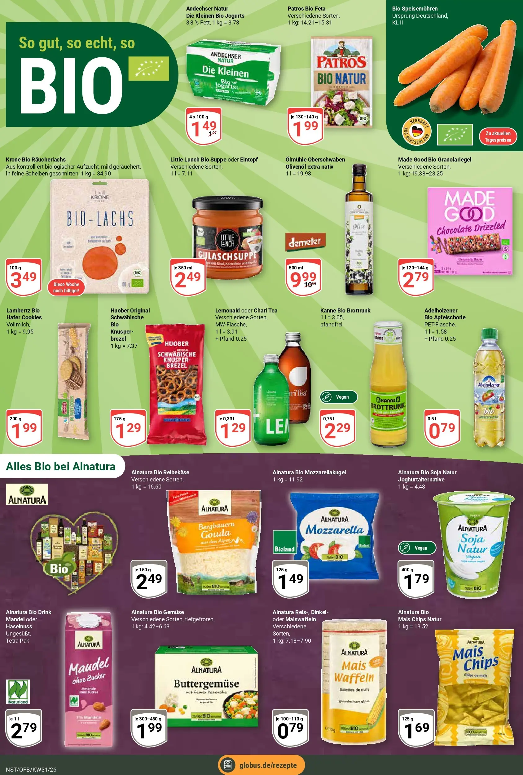 Globus Prospekt Neustadt (ab 27.07.2026) » Angebote online | Seite: 12 | Produkte: Olivenol, Adelholzener, Patros, Räucherlachs