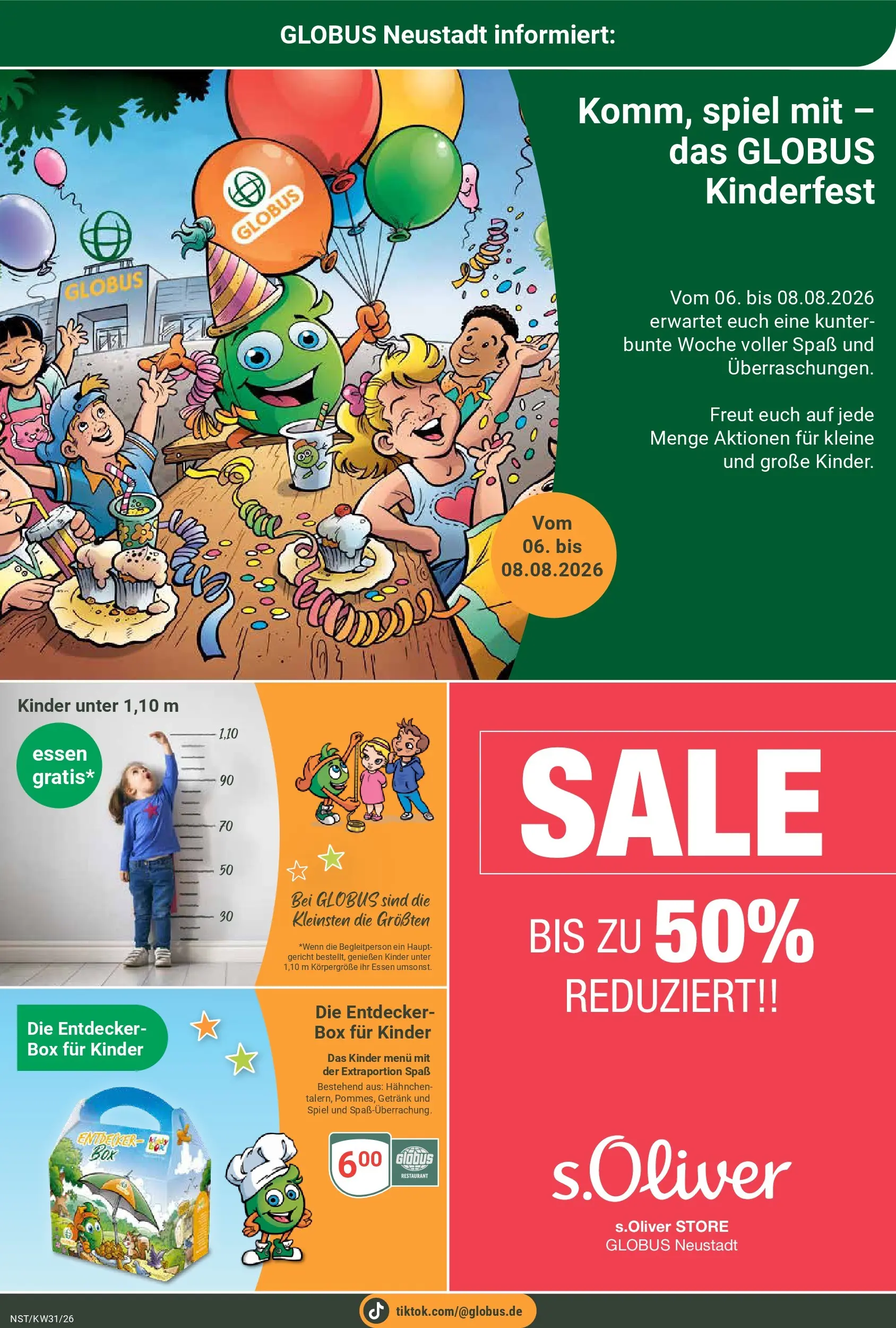 Globus Prospekt Neustadt (ab 27.07.2026) » Angebote online | Seite: 28 | Produkte: Spiel, Hahnchen, Box