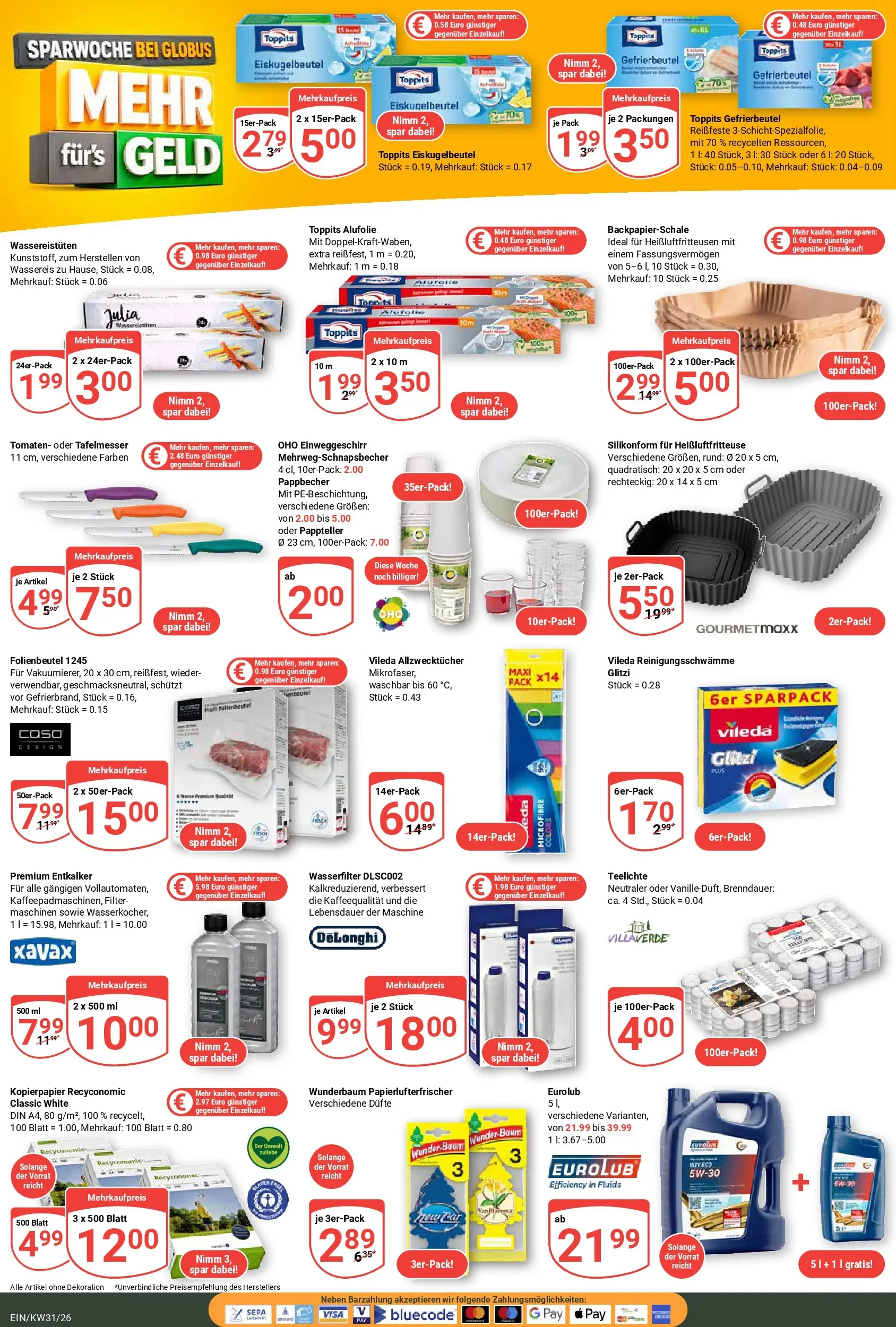 Globus Prospekt Homburg-Einöd (ab 27.07.2026) » Angebote online | Seite: 23 | Produkte: Tomaten, Heißluftfritteuse