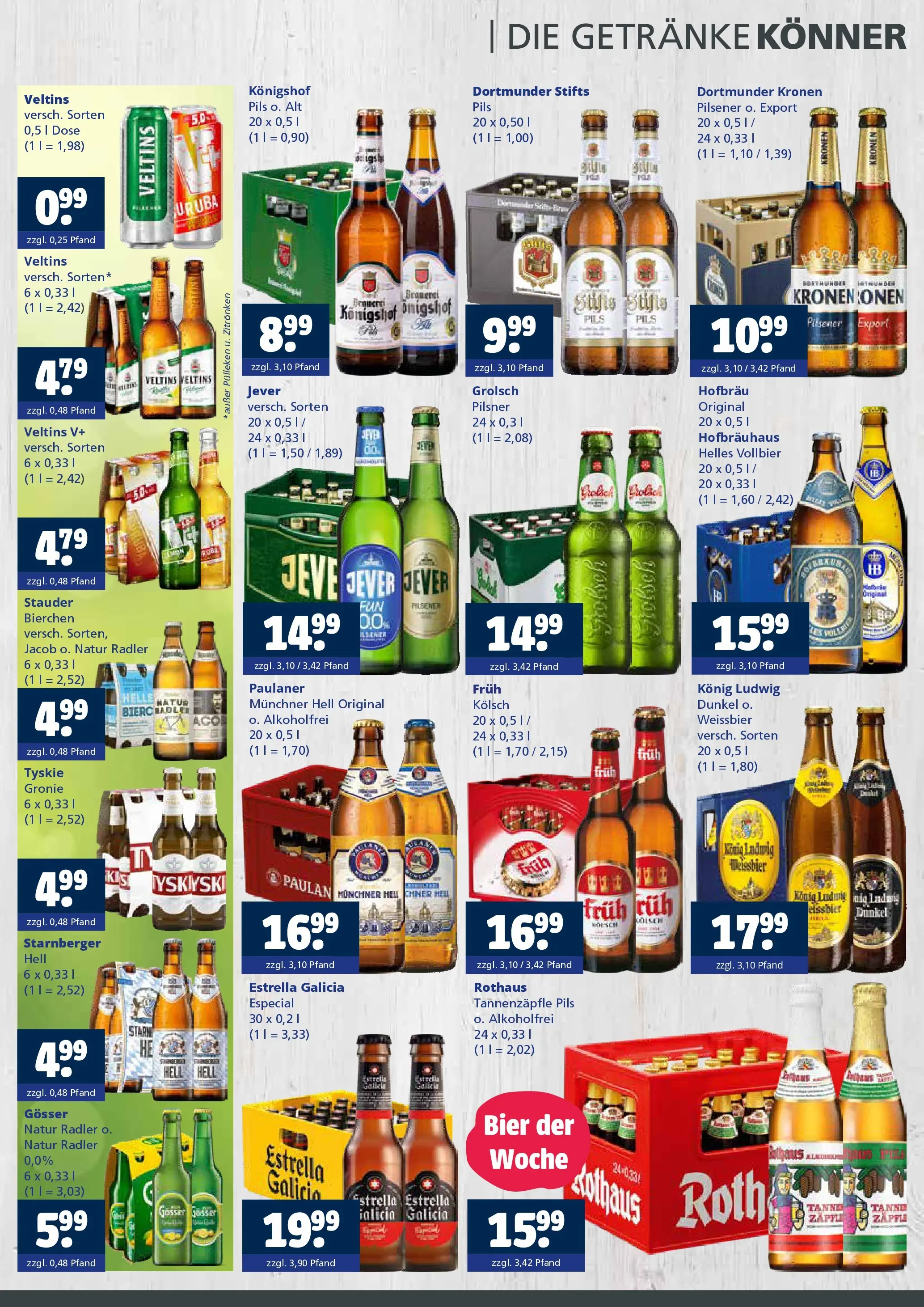 Angebote - Getränkewelt HSE: Getränkeangebote (ab 27.07.2026) zum Blättern | Seite: 2 | Produkte: Radler, Jever, Paulaner, Veltins