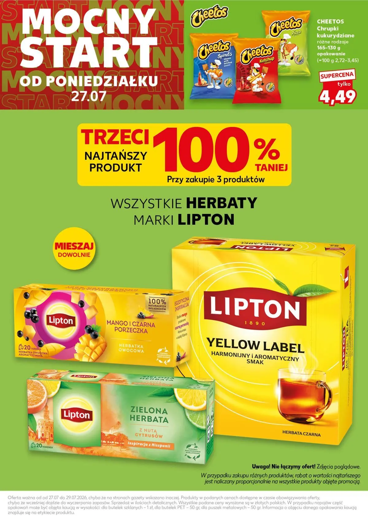 Kaufland - Kaufland Mocny Start ważne do 29.07 od 27.07.2026 - od jutra PDF | Strona: 5 | Produkty: Mango, Ketchup, Porzeczka, Herbata