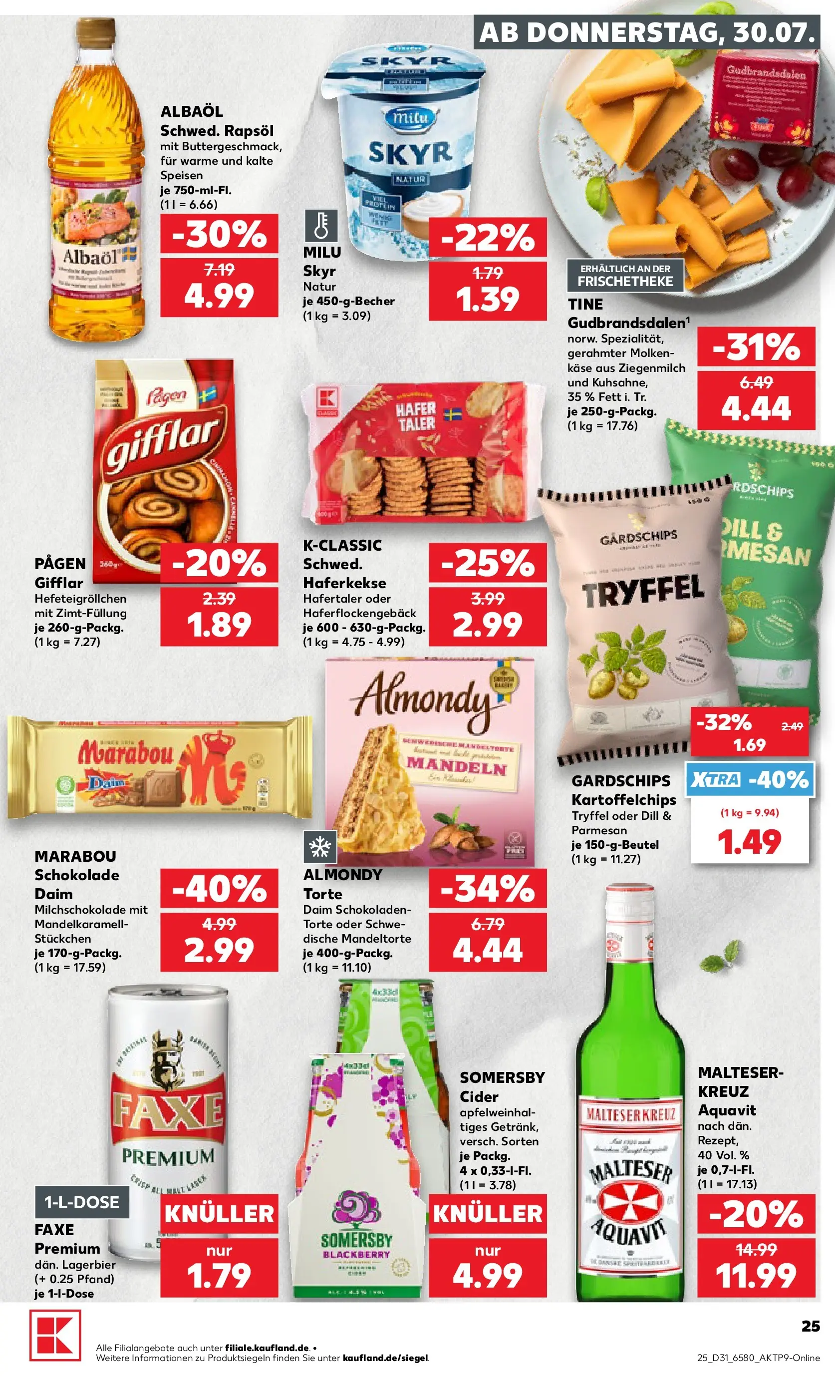 Prospekt Kaufland ab 30.07.2026 ยป Angebote und Werbung Online | Seite: 25 | Produkte: Kรคse, Mandeln, Skyr, Dill Prospekt Kaufland ab 30.07.2026 ยป Angebote Online zum Blรคttern | Seite: 25 | Produkte: Kรคse, Mandeln, Skyr, Dill