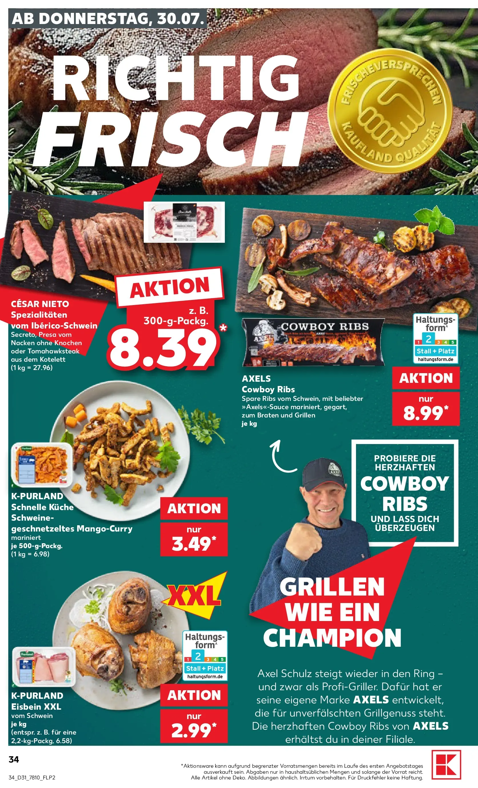 Prospekt Kaufland ab 30.07.2026 ยป Angebote und Werbung Online | Seite: 34 | Produkte: Kรผche, Spare ribs Prospekt Kaufland ab 30.07.2026 ยป Angebote Online zum Blรคttern | Seite: 34 | Produkte: Kรผche, Spare ribs