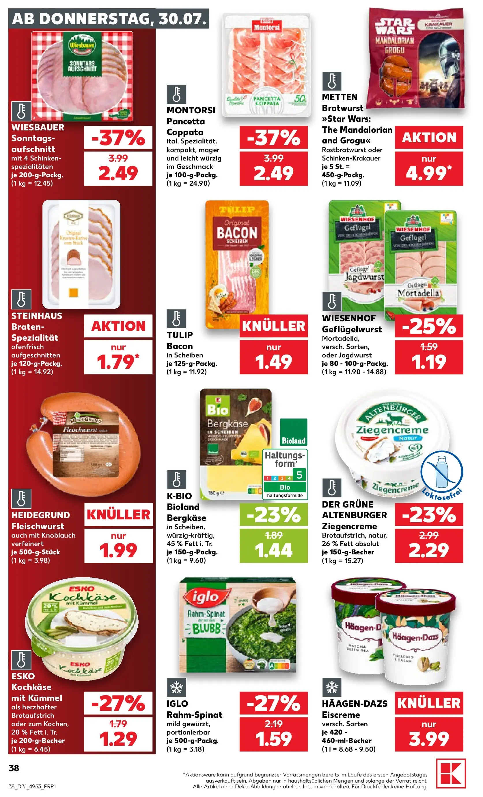 Prospekt Kaufland ab 27.07.2026 ยป Angebote und Werbung Online | Seite: 47 | Produkte: Iglo, Eiscreme, Knoblauch, Schinken Prospekt Kaufland ab 27.07.2026 ยป Angebote Online zum Blรคttern | Seite: 47 | Produkte: Iglo, Eiscreme, Knoblauch, Schinken
