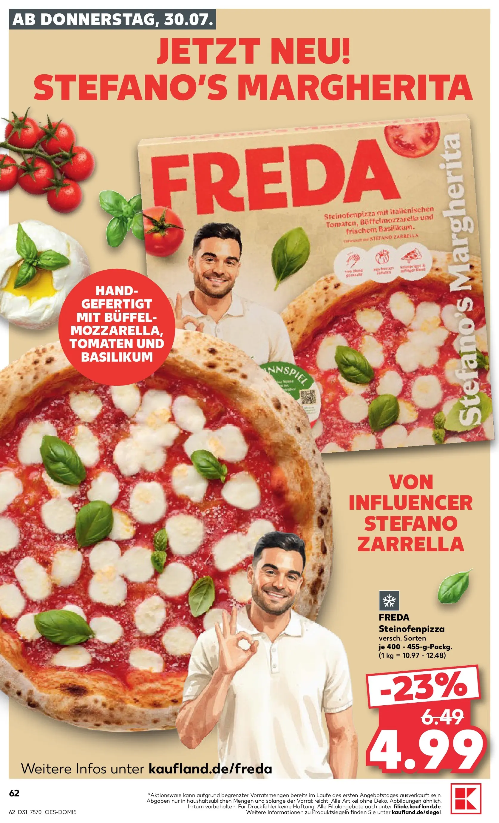 Prospekt Kaufland ab 30.07.2026 » Angebote Online zum Blättern | Seite: 62 | Produkte: Tomaten