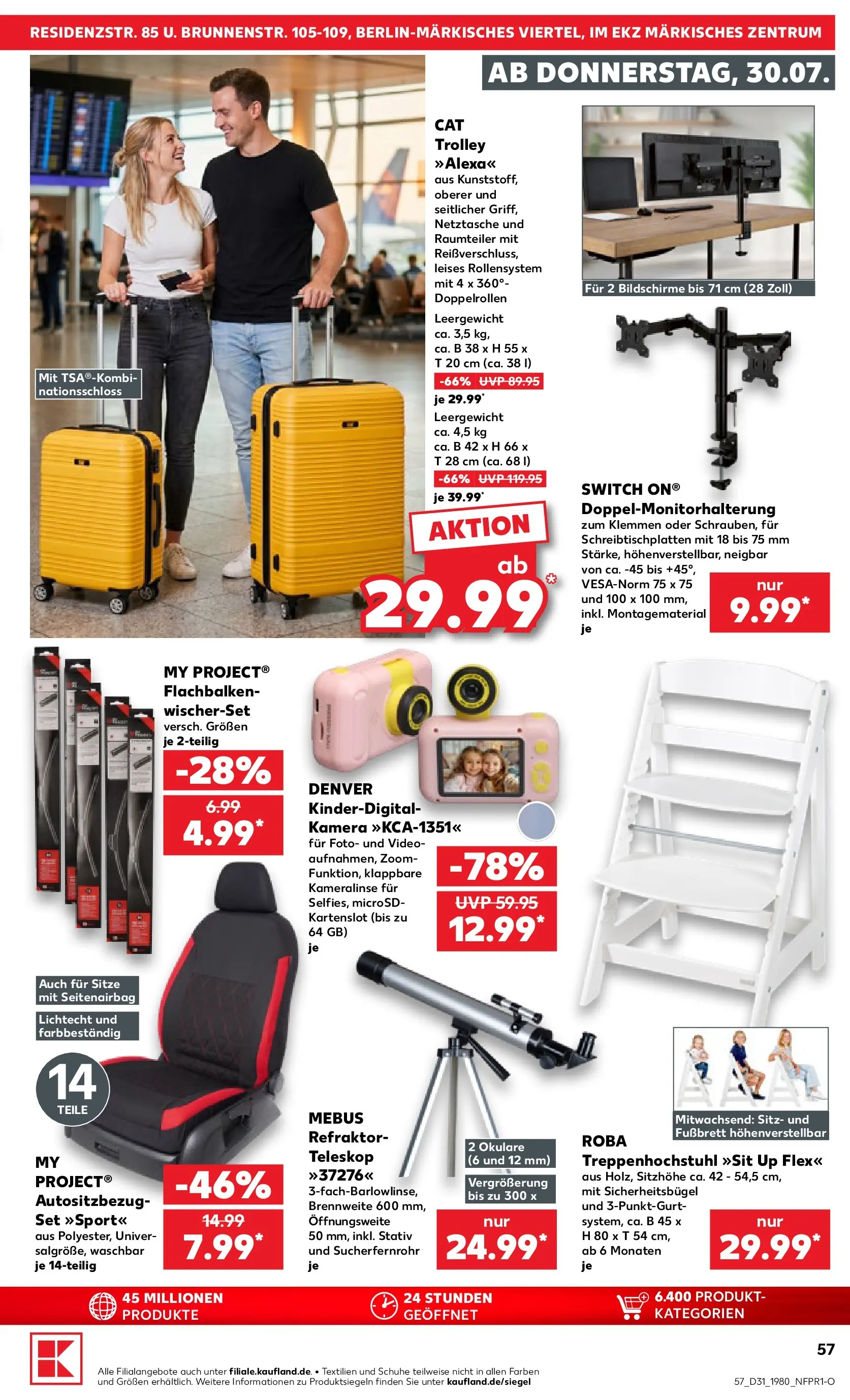Prospekt Kaufland ab 30.07.2026 ยป Angebote und Werbung Online | Seite: 57 | Produkte: Kamera, Raumteiler, Video, Stativ Prospekt Kaufland ab 30.07.2026 ยป Angebote Online zum Blรคttern | Seite: 57 | Produkte: Kamera, Raumteiler, Video, Stativ