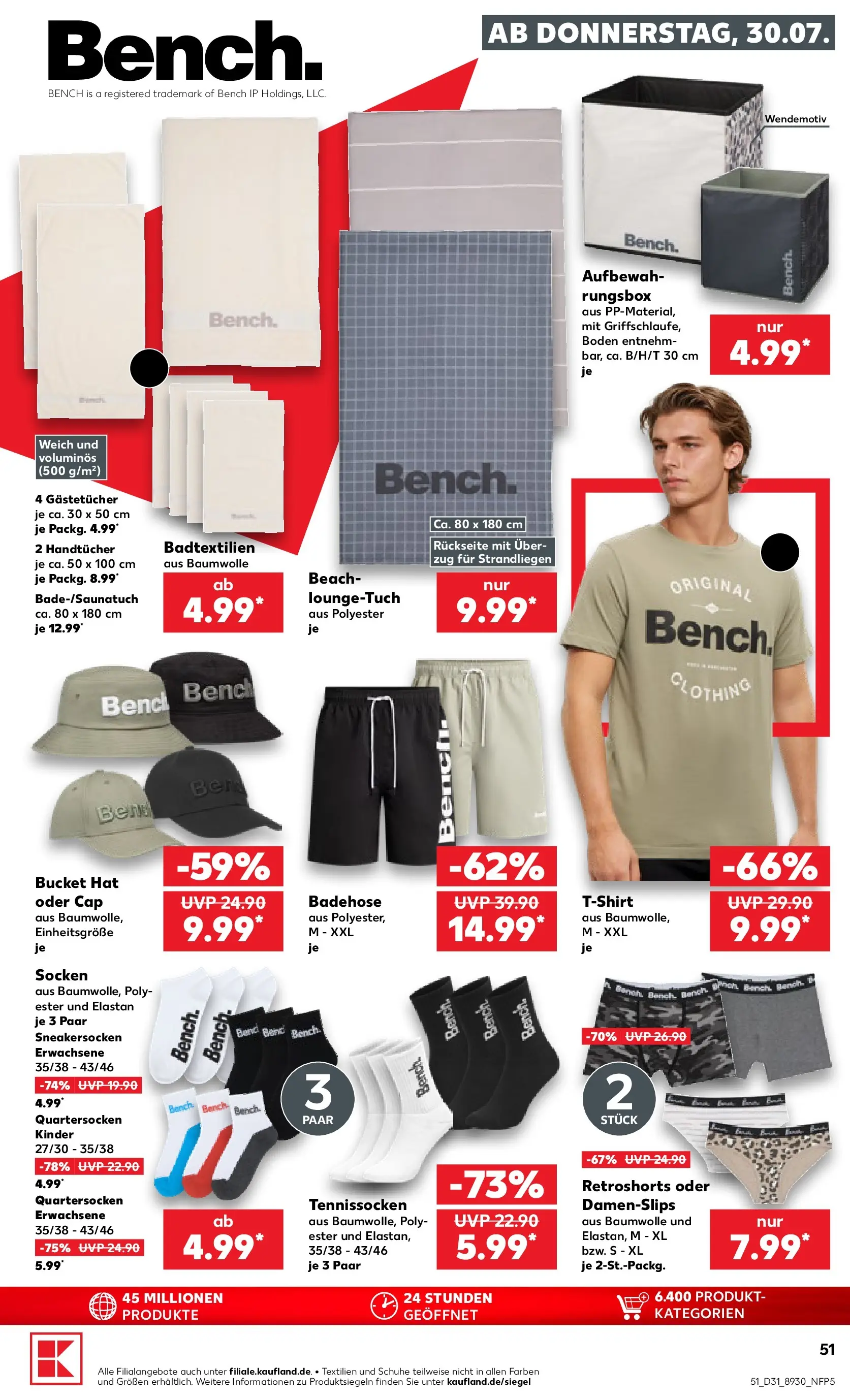 Prospekt Kaufland ab 30.07.2026 » Angebote Online zum Blättern | Seite: 51 | Produkte: Socken