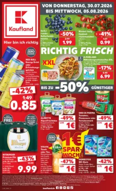 Kaufland Prospekt Hechingen ab 30.07.2026 gültig Kaufland Prospekt Hechingen ab 30.07.2026 gültig