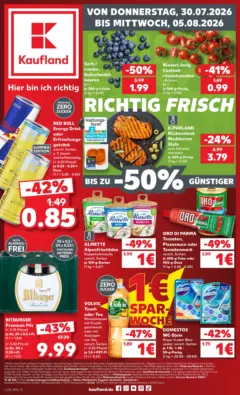 Kaufland Prospekt Menden (Sauerland) ab 30.07.2026 gültig Kaufland Prospekt Menden (Sauerland) ab 30.07.2026 gültig