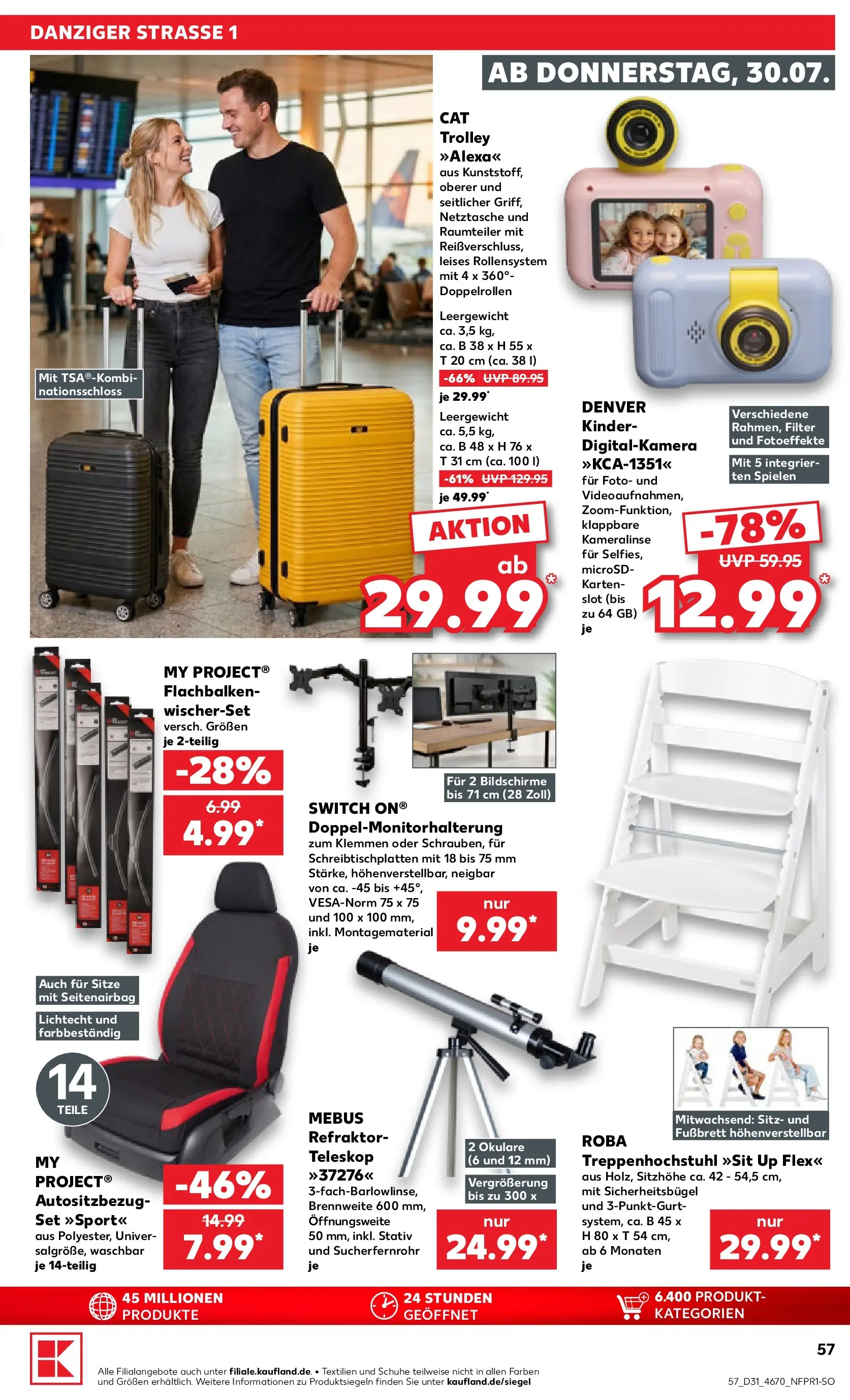 Prospekt Kaufland ab 30.07.2026 ยป Angebote und Werbung Online | Seite: 57 | Produkte: Raumteiler, Digitalkamera, Stativ Prospekt Kaufland ab 30.07.2026 ยป Angebote Online zum Blรคttern | Seite: 57 | Produkte: Raumteiler, Digitalkamera, Stativ