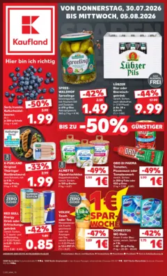 Kaufland Prospekt Berlin ab 30.07.2026 gültig Kaufland Prospekt Berlin ab 30.07.2026 gültig