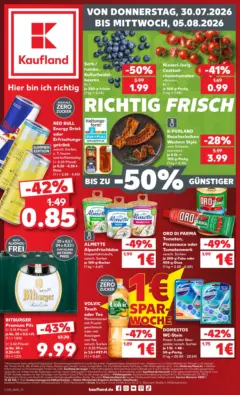Kaufland Prospekt Wetzlar ab 30.07.2026 gültig Kaufland Prospekt Wetzlar ab 30.07.2026 gültig