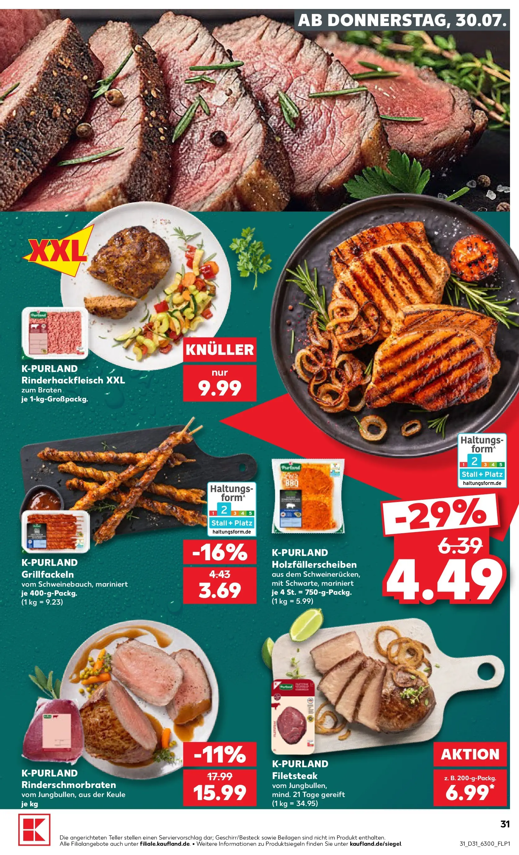 Prospekt Kaufland ab 30.07.2026 » Angebote Online zum Blättern | Seite: 31