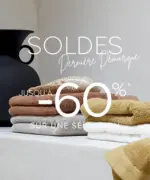 Bouchara SOLDES jusqu'&agrave; -60 % - au 09.08.2026