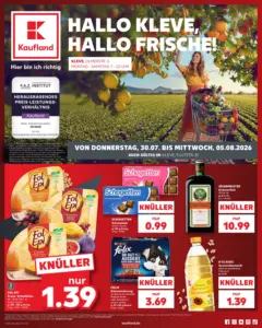Kaufland Prospekt Kleve ab 30.07.2026 gültig Kaufland Prospekt Kleve ab 30.07.2026 gültig