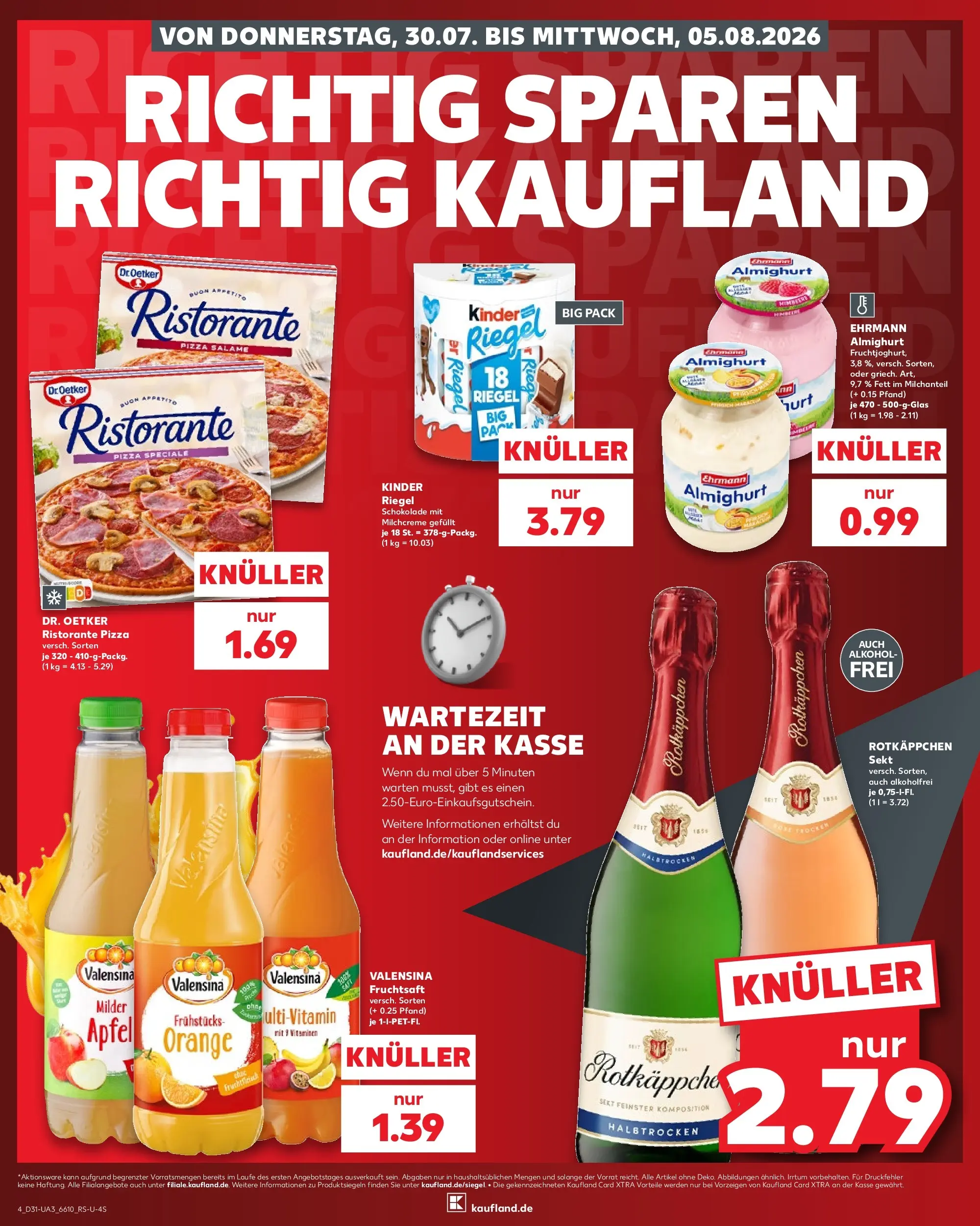 Prospekt Kaufland ab 30.07.2026 ยป Angebote und Werbung Online | Seite: 4 | Produkte: Ristorante, Schokolade, Sekt, Fruchtsaft Prospekt Kaufland ab 30.07.2026 ยป Angebote Online zum Blรคttern | Seite: 4 | Produkte: Ristorante, Schokolade, Sekt, Fruchtsaft