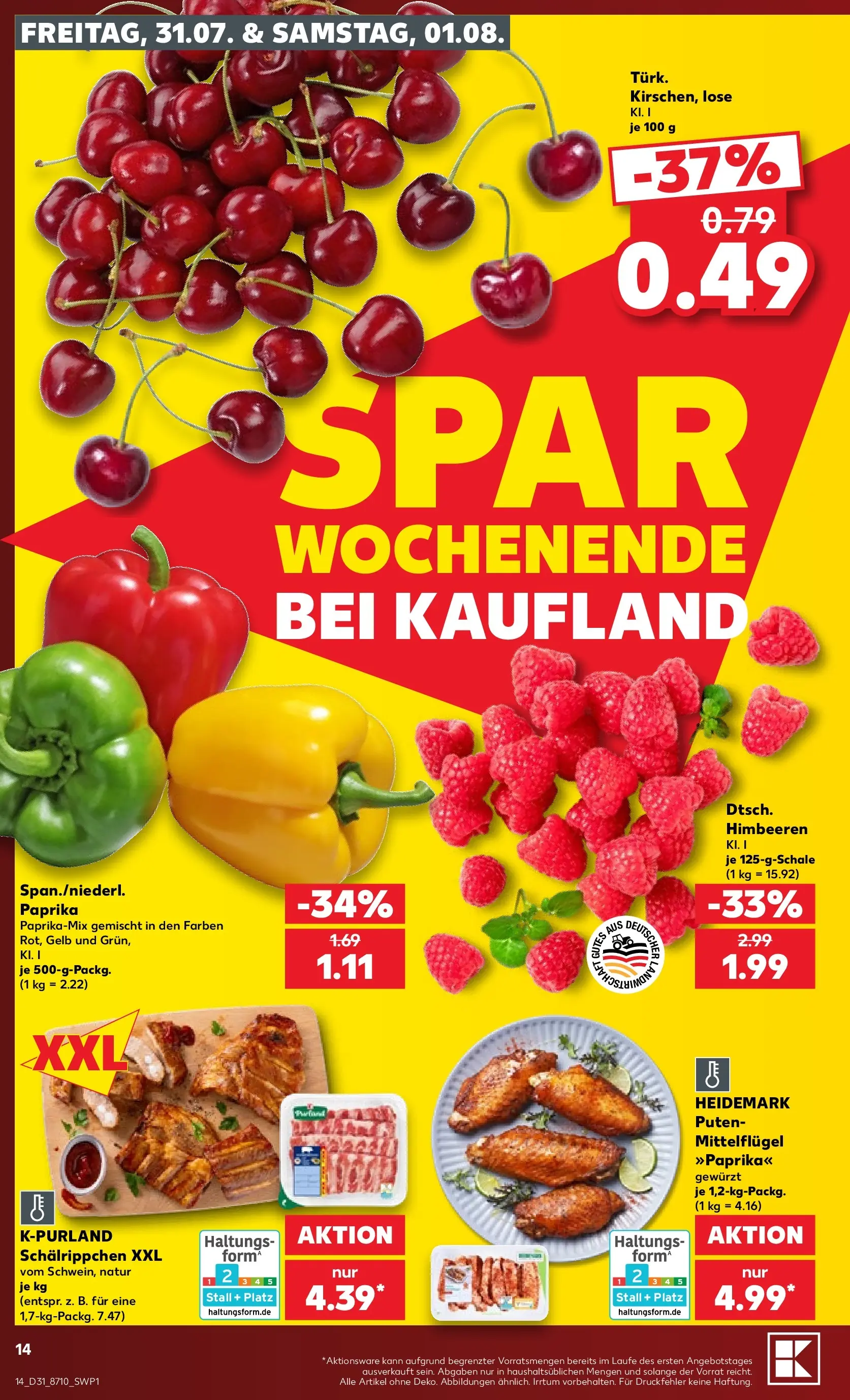 Prospekt Kaufland ab 30.07.2026 ยป Angebote und Werbung Online | Seite: 18 | Produkte: Himbeeren, Paprika Prospekt Kaufland ab 30.07.2026 ยป Angebote Online zum Blรคttern | Seite: 18 | Produkte: Himbeeren, Paprika