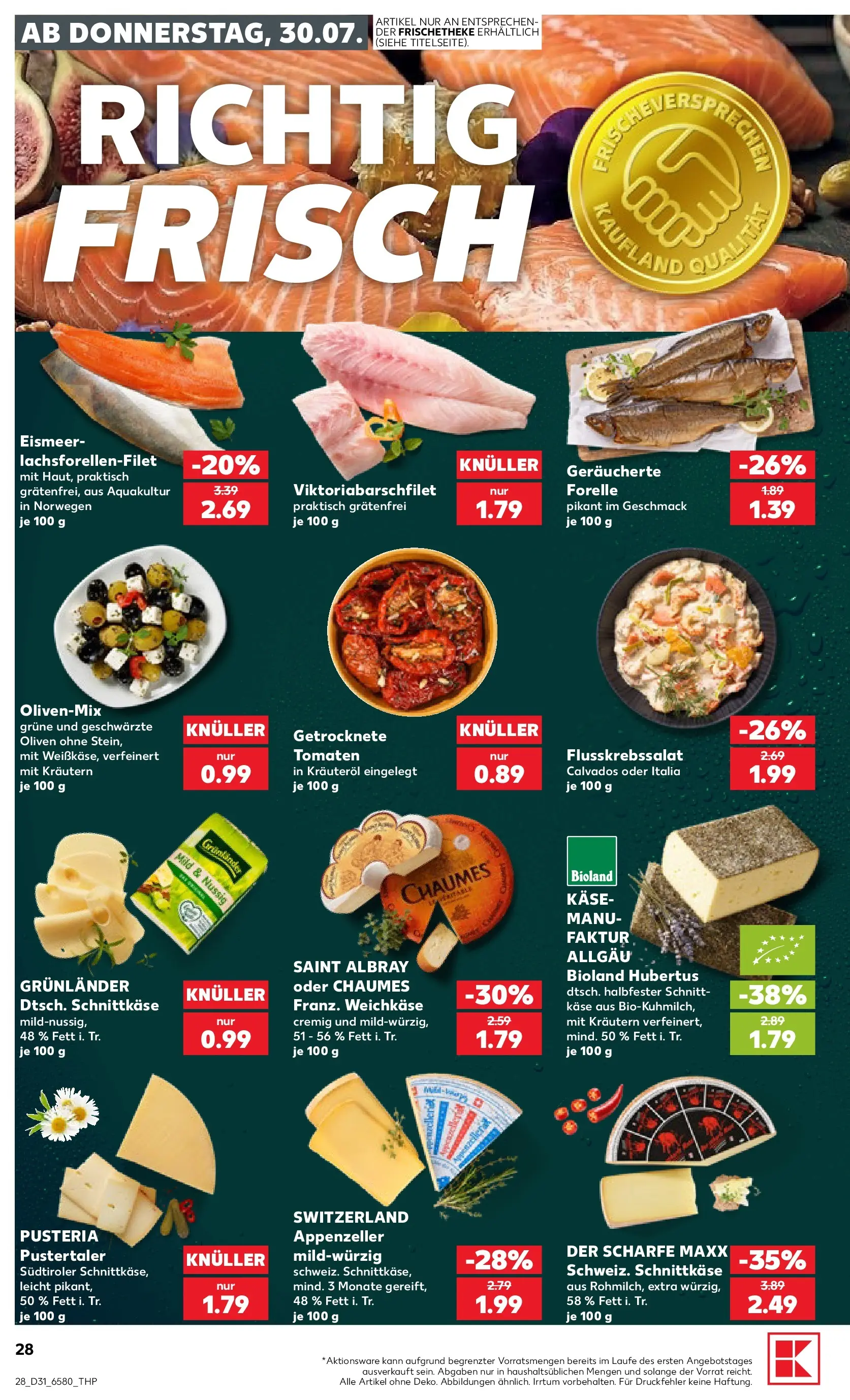 Prospekt Kaufland ab 30.07.2026 ยป Angebote und Werbung Online | Seite: 28 | Produkte: Kรคse, Tomaten, Grunlander Prospekt Kaufland ab 30.07.2026 ยป Angebote Online zum Blรคttern | Seite: 28 | Produkte: Kรคse, Tomaten, Grunlander
