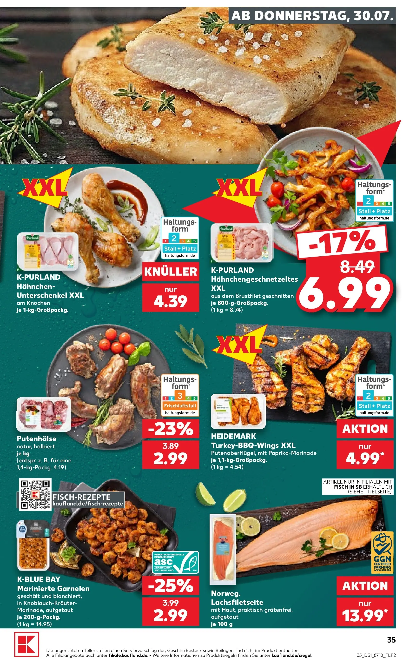 Prospekt Kaufland ab 30.07.2026 ยป Angebote und Werbung Online | Seite: 39 | Produkte: Hahnchen, Garnelen, Fisch Prospekt Kaufland ab 30.07.2026 ยป Angebote Online zum Blรคttern | Seite: 39 | Produkte: Hahnchen, Garnelen, Fisch
