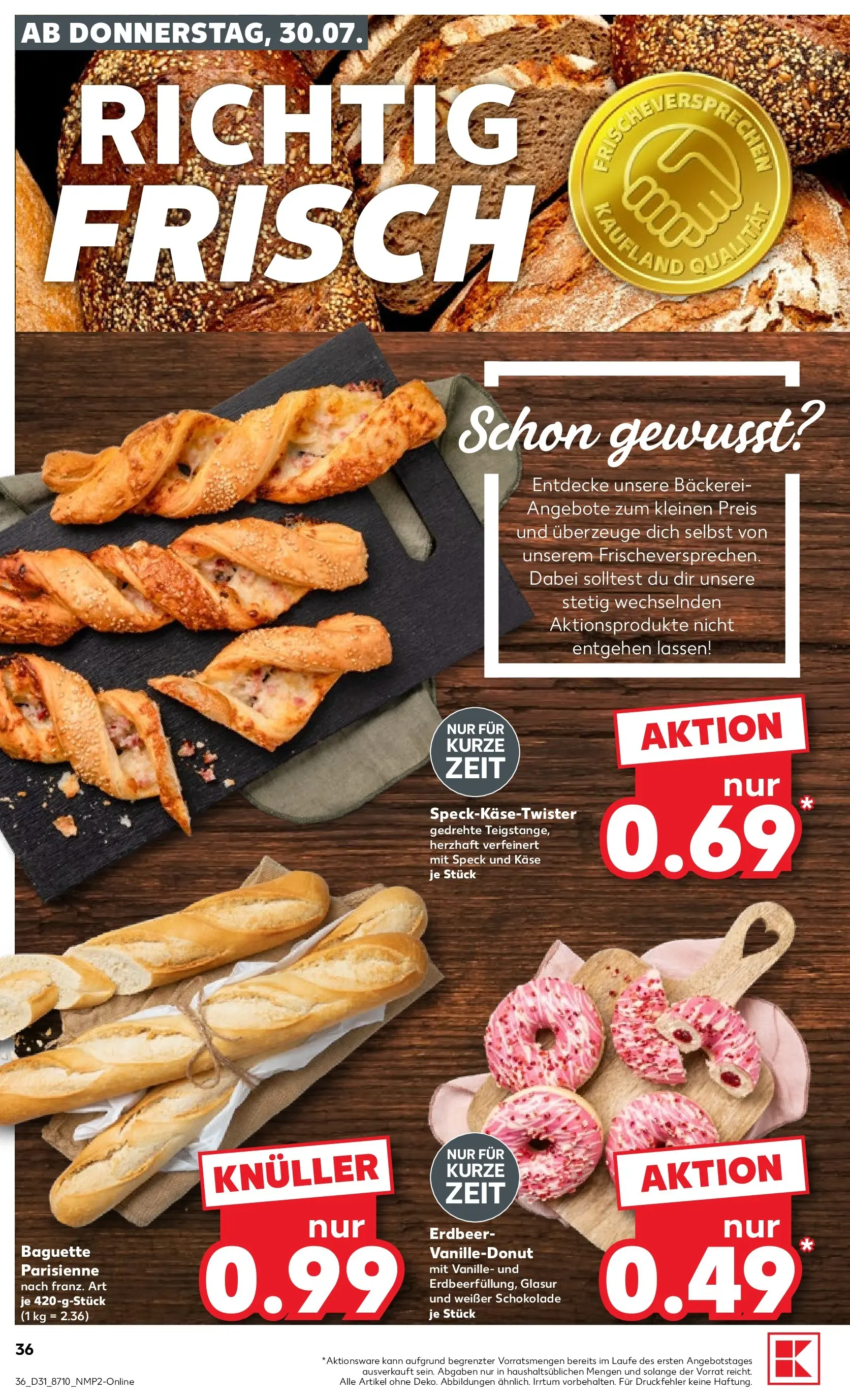 Prospekt Kaufland ab 30.07.2026 ยป Angebote und Werbung Online | Seite: 40 | Produkte: Bรคckerei, Kรคse, Schokolade, Baguette Prospekt Kaufland ab 30.07.2026 ยป Angebote Online zum Blรคttern | Seite: 40 | Produkte: Bรคckerei, Kรคse, Schokolade, Baguette