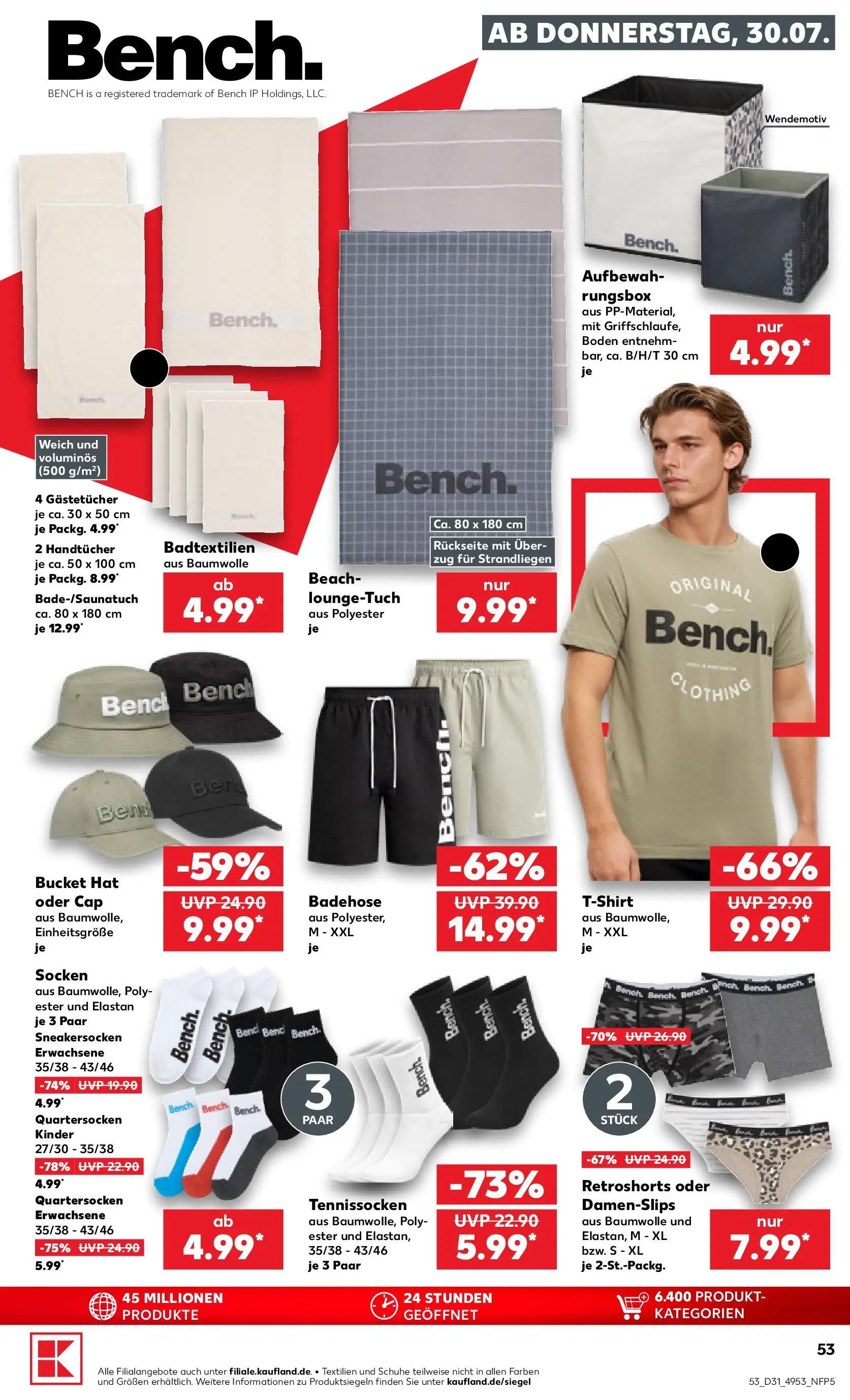 Prospekt Kaufland ab 30.07.2026 ยป Angebote und Werbung Online | Seite: 57 | Produkte: Socken Prospekt Kaufland ab 30.07.2026 ยป Angebote Online zum Blรคttern | Seite: 57 | Produkte: Socken