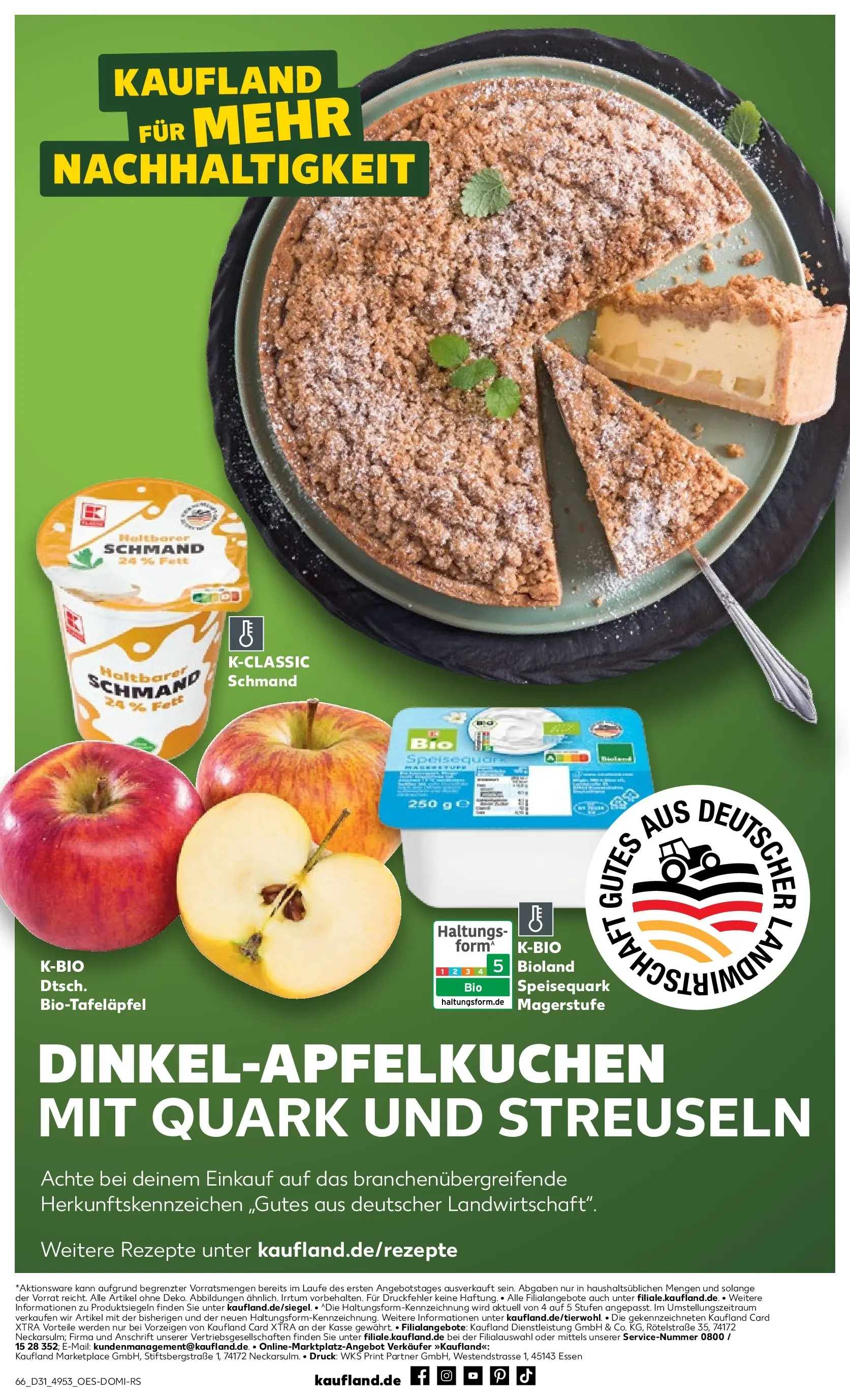 Prospekt Kaufland ab 30.07.2026 ยป Angebote und Werbung Online | Seite: 70 | Produkte: Quark, Speisequark Prospekt Kaufland ab 30.07.2026 ยป Angebote Online zum Blรคttern | Seite: 70 | Produkte: Quark, Speisequark