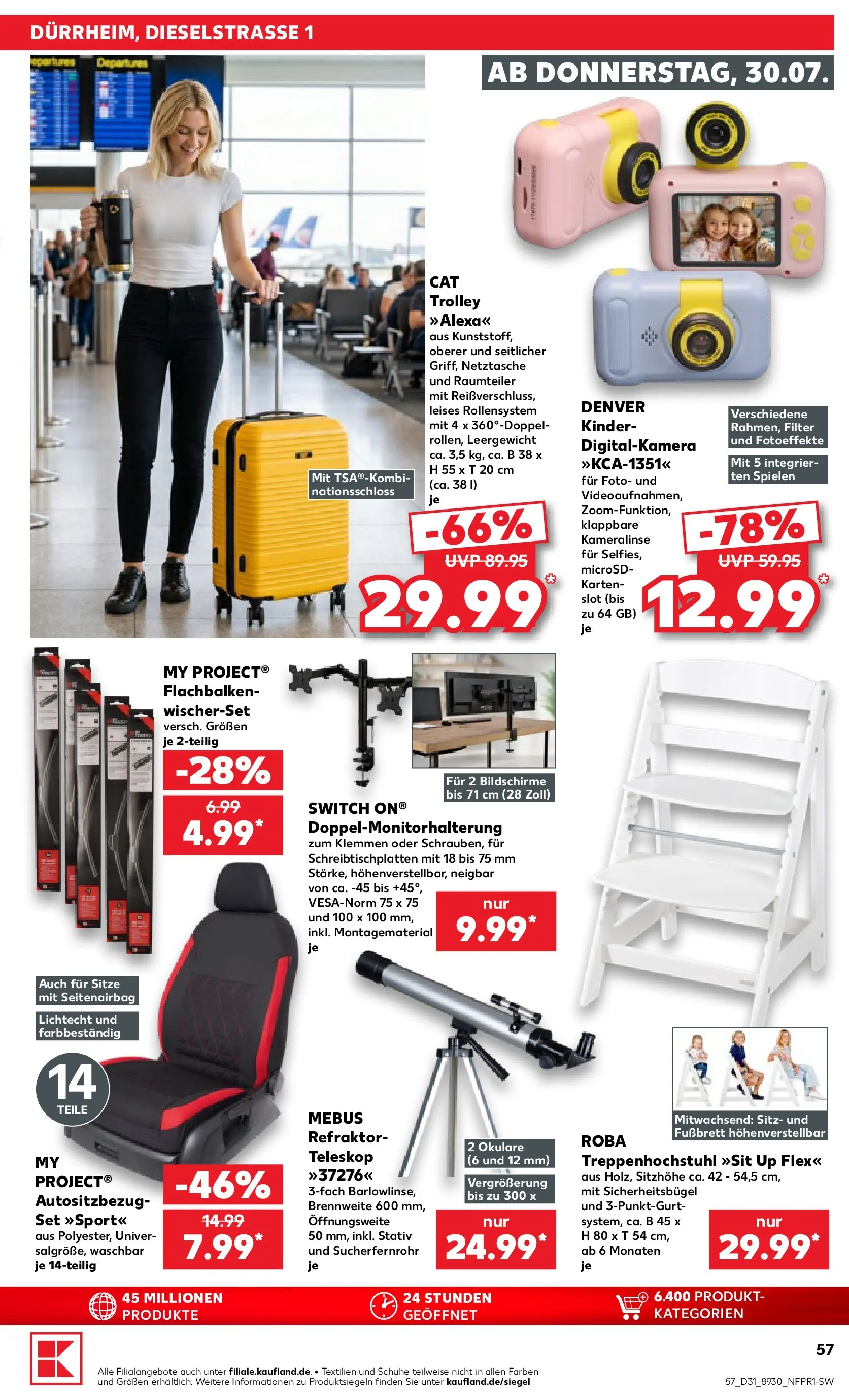 Prospekt Kaufland ab 30.07.2026 ยป Angebote und Werbung Online | Seite: 57 | Produkte: Raumteiler, Digitalkamera, Stativ Prospekt Kaufland ab 30.07.2026 ยป Angebote Online zum Blรคttern | Seite: 57 | Produkte: Raumteiler, Digitalkamera, Stativ