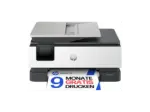 MediaMarkt HP OfficeJet Pro 8124e mit 9 Monate HP Instant Ink, Multifunktionsdrucker, Bluetooth, WLAN, Duplexeinheit (f&uuml;r beidseitigen Druck), A4, A5, A6, Silber/Schwarz - bis 15.08.2026