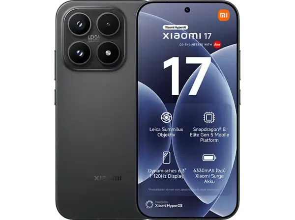 Xiaomi 17, 512 GB, Black, Dual SIM