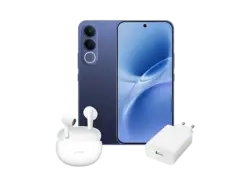 Vivo V70 FE inkl. Vivo Buds Air3 & 44 Watt FlashCharger, 256 GB, Blau, Dual SIM