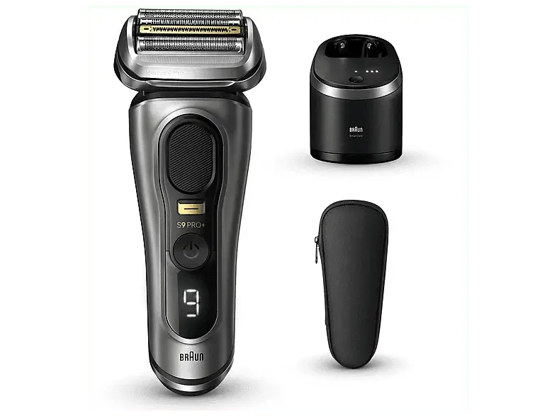 Braun Series 9 9565cc Nass- und Trockenrasierer (Akkubetrieb, Noble Metal, Wet & Dry)