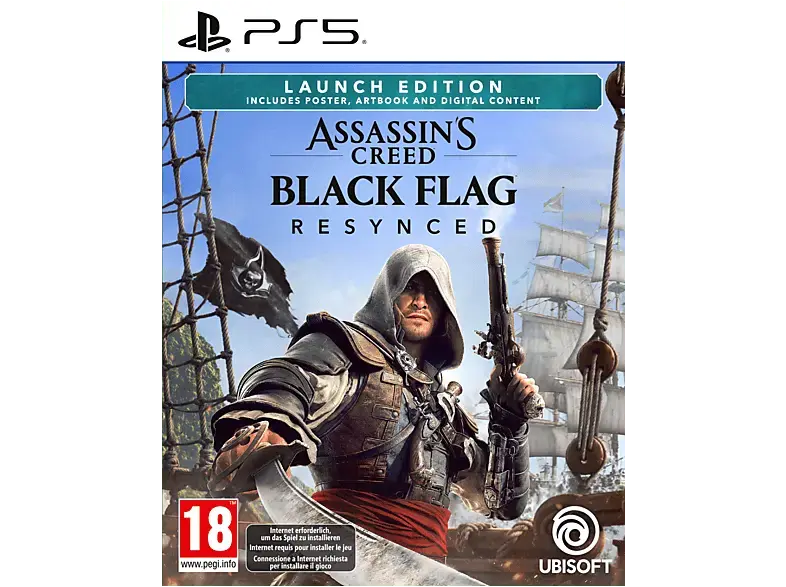 Assassin's Creed Black Flag Resynced Launch Edition - PlayStation 5 [Blu-ray]