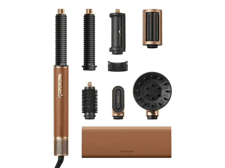 Dreame AirStyle Pro 2 Haartrockner Braun, 1300 Watt, 7 Aufs&auml;tze