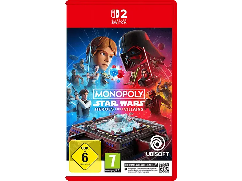 Monopoly: Star Wars Heroes vs. Villains - Nintendo Switch 2 [Game key card]