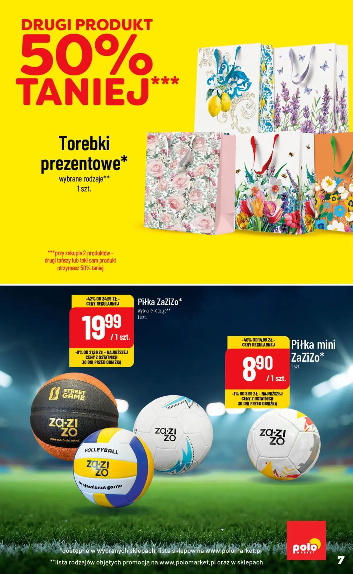 Nowa POLOmarket gazetka od jutra 22.07.2026 | Strona: 7 | Produkty: Torebki