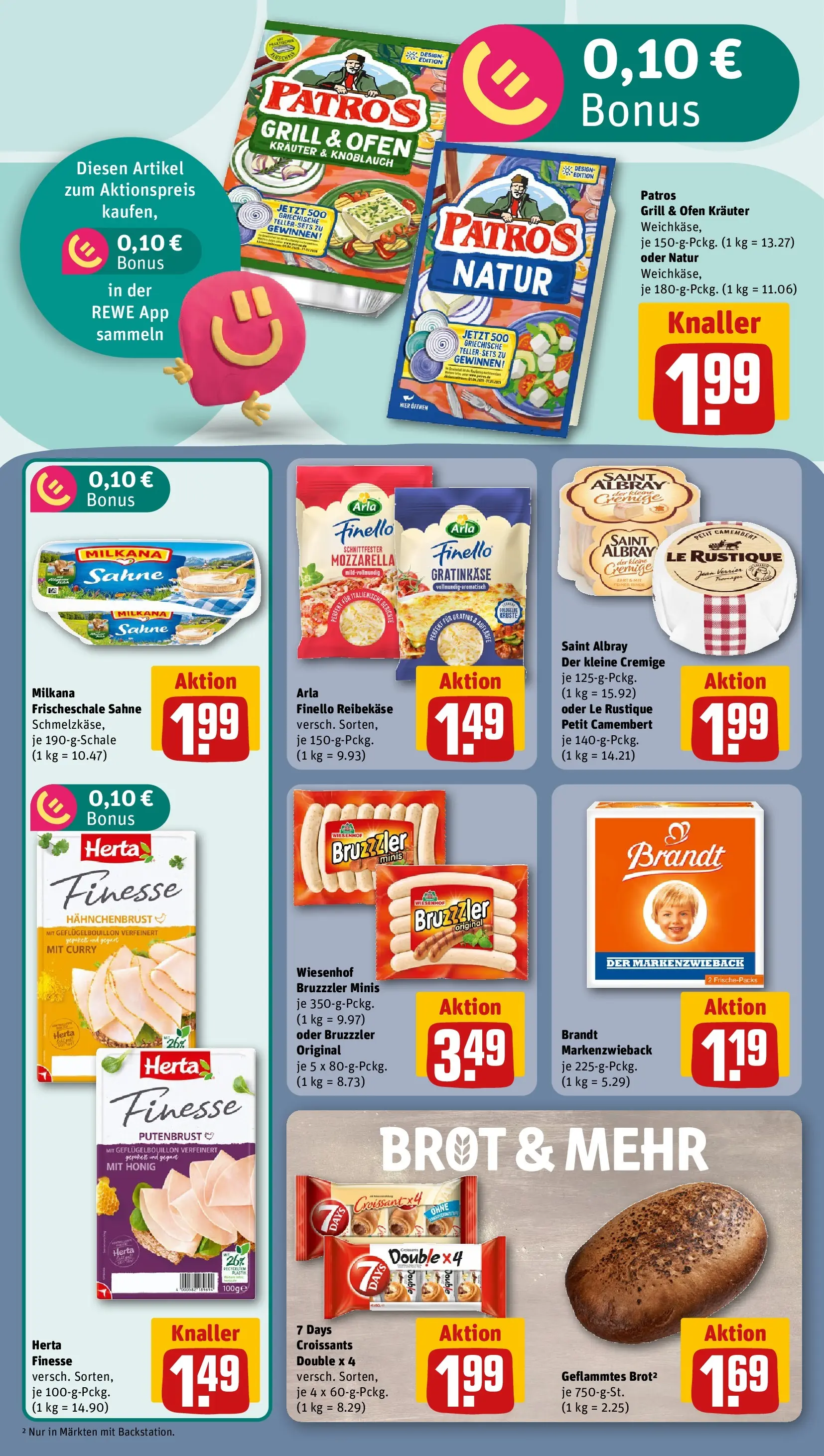 REWE Prospekt ab 27.07.2026 zum Blättern » Angebote | Seite: 12 | Produkte: Ofen, Milkana, Knoblauch, Reibekase
