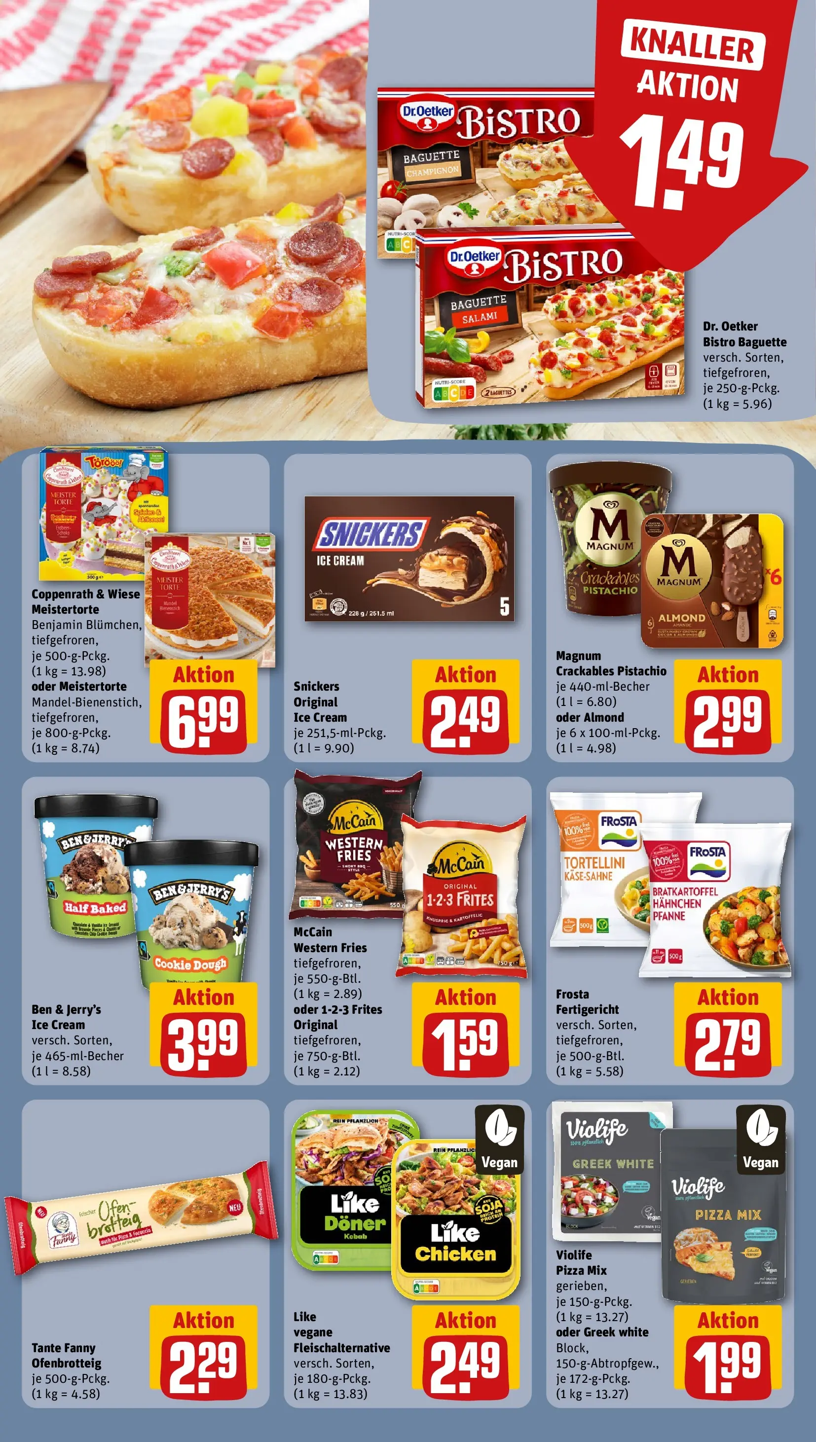 REWE Prospekt ab 27.07.2026 zum Blättern » Angebote | Seite: 16 | Produkte: Hahnchen, Snickers, Creme, Salami