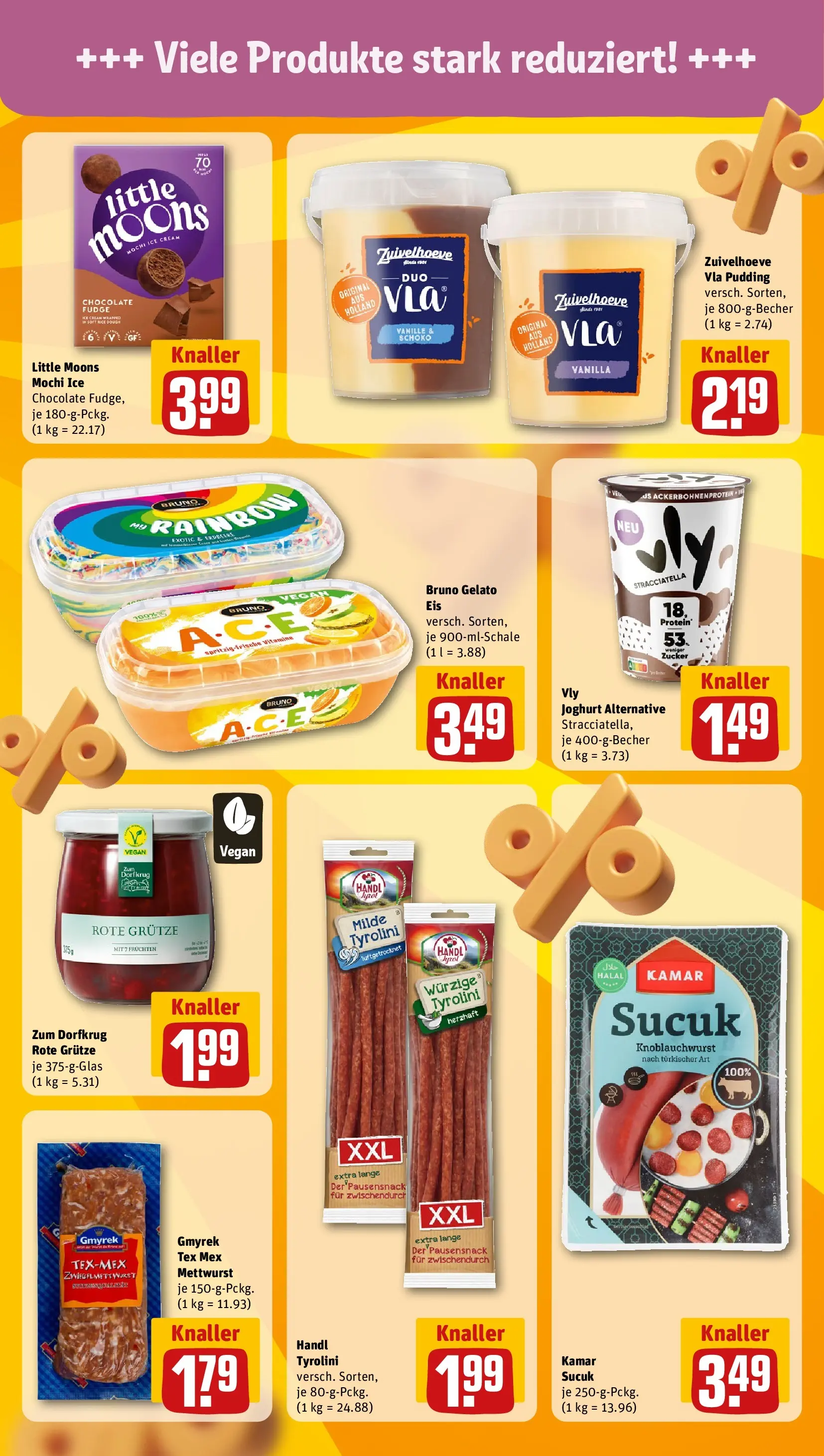REWE Prospekt ab 27.07.2026 zum Blättern » Angebote | Seite: 17 | Produkte: Joghurt, Pudding, Zucker, Mochi