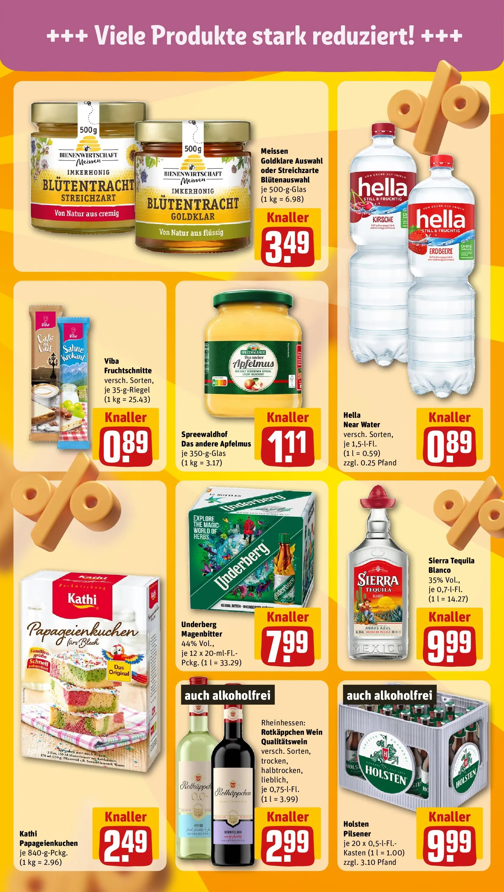 REWE Prospekt ab 27.07.2026 zum Blättern » Angebote | Seite: 19 | Produkte: Holsten, Tequila, Wasser, Hella