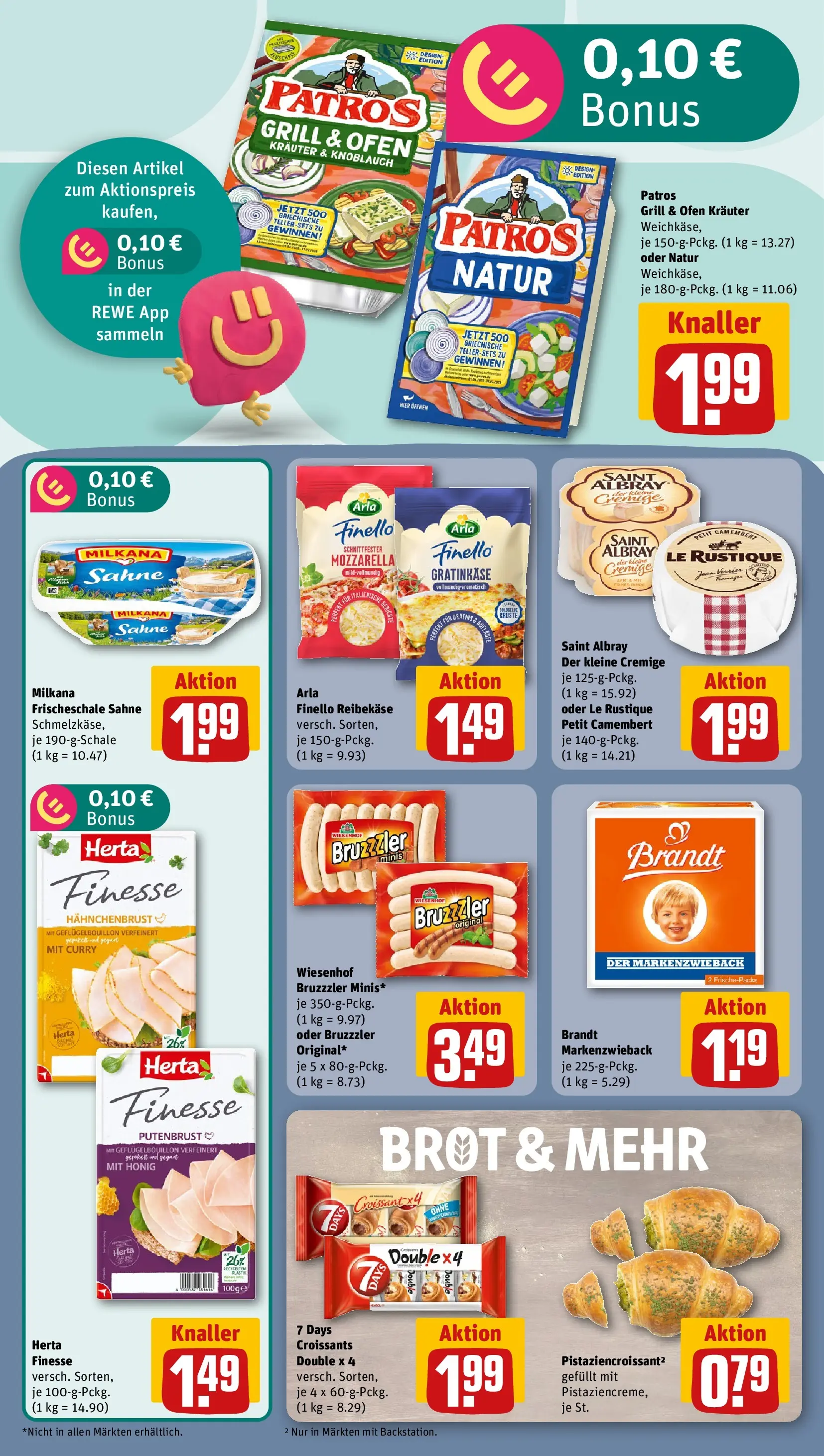 REWE Prospekt ab 27.07.2026 zum Blättern » Angebote | Seite: 14 | Produkte: Grill, Milkana, Patros, Reibekase