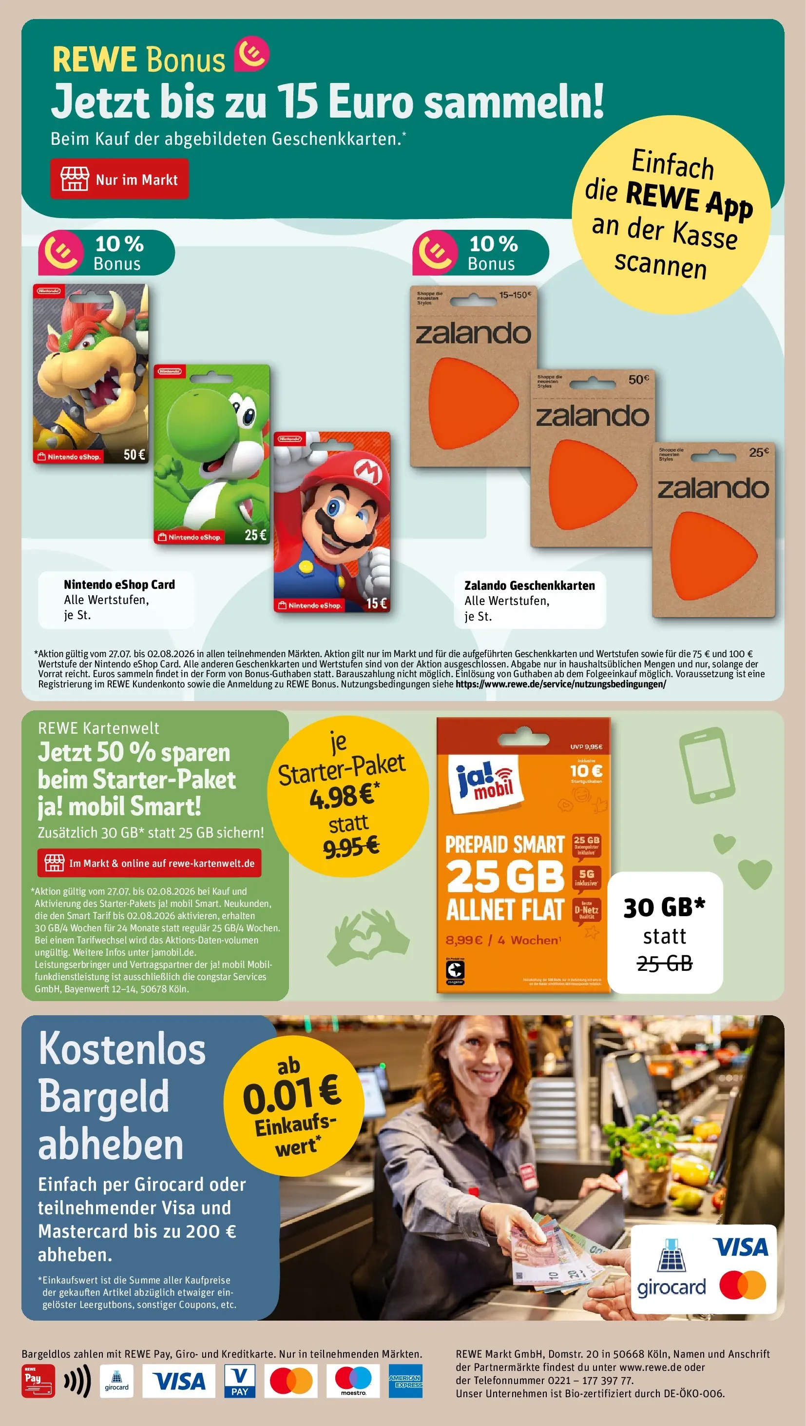 REWE Prospekt ab 27.07.2026 zum Blättern » Angebote | Seite: 32