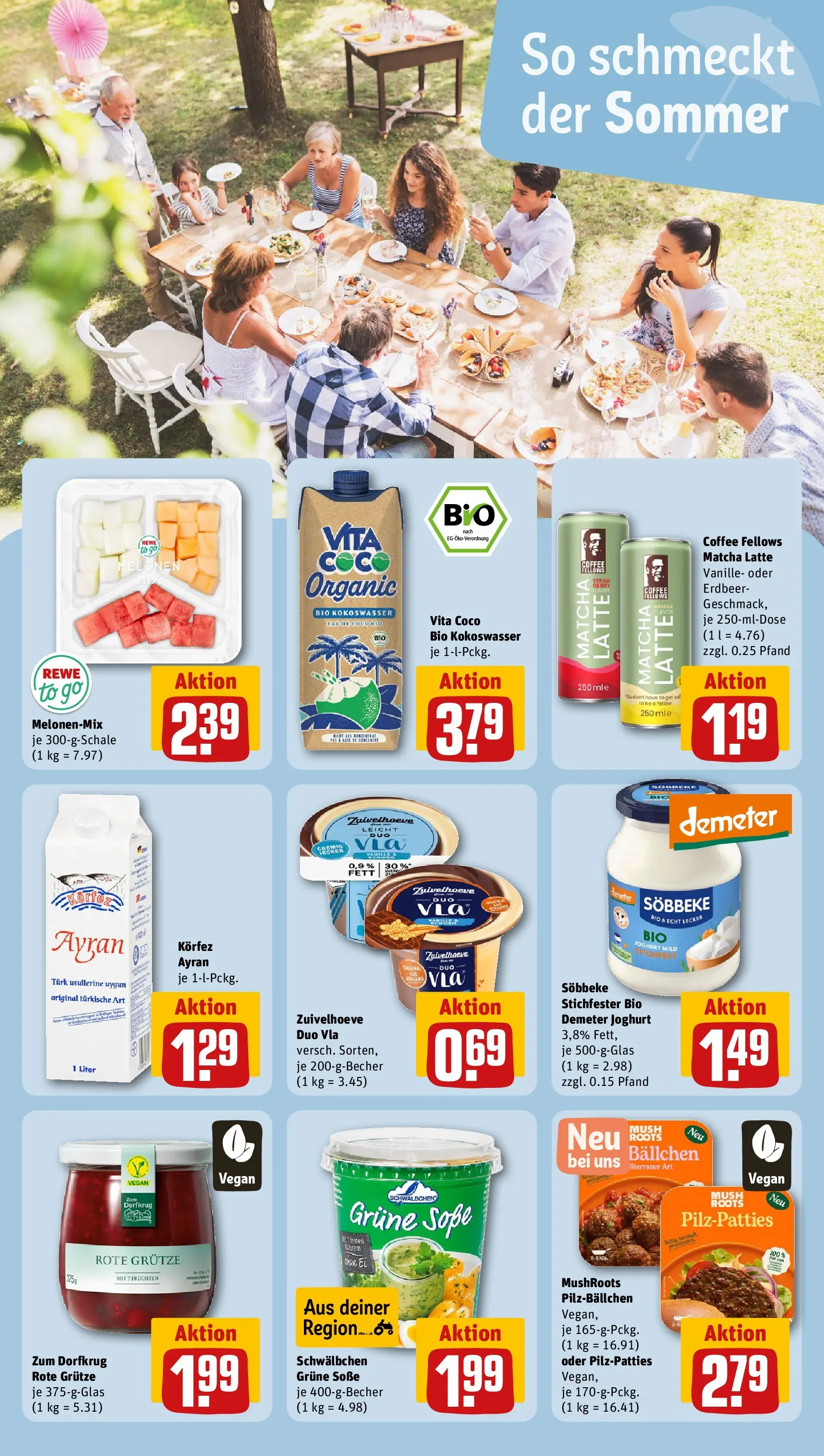 REWE Prospekt ab 27.07.2026 zum Blättern » Angebote | Seite: 16 | Produkte: Joghurt, Soße