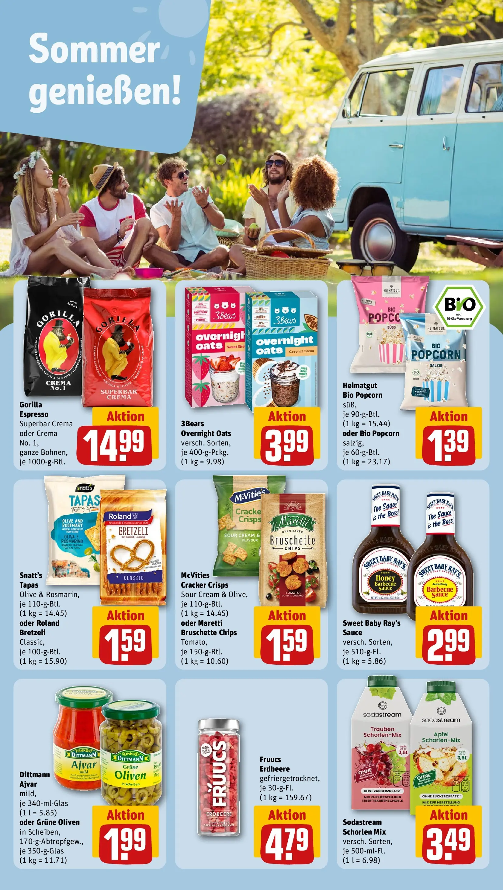 REWE Prospekt ab 27.07.2026 zum Blättern » Angebote | Seite: 17 | Produkte: Trauben, Äpfel, Chips, Sodastream