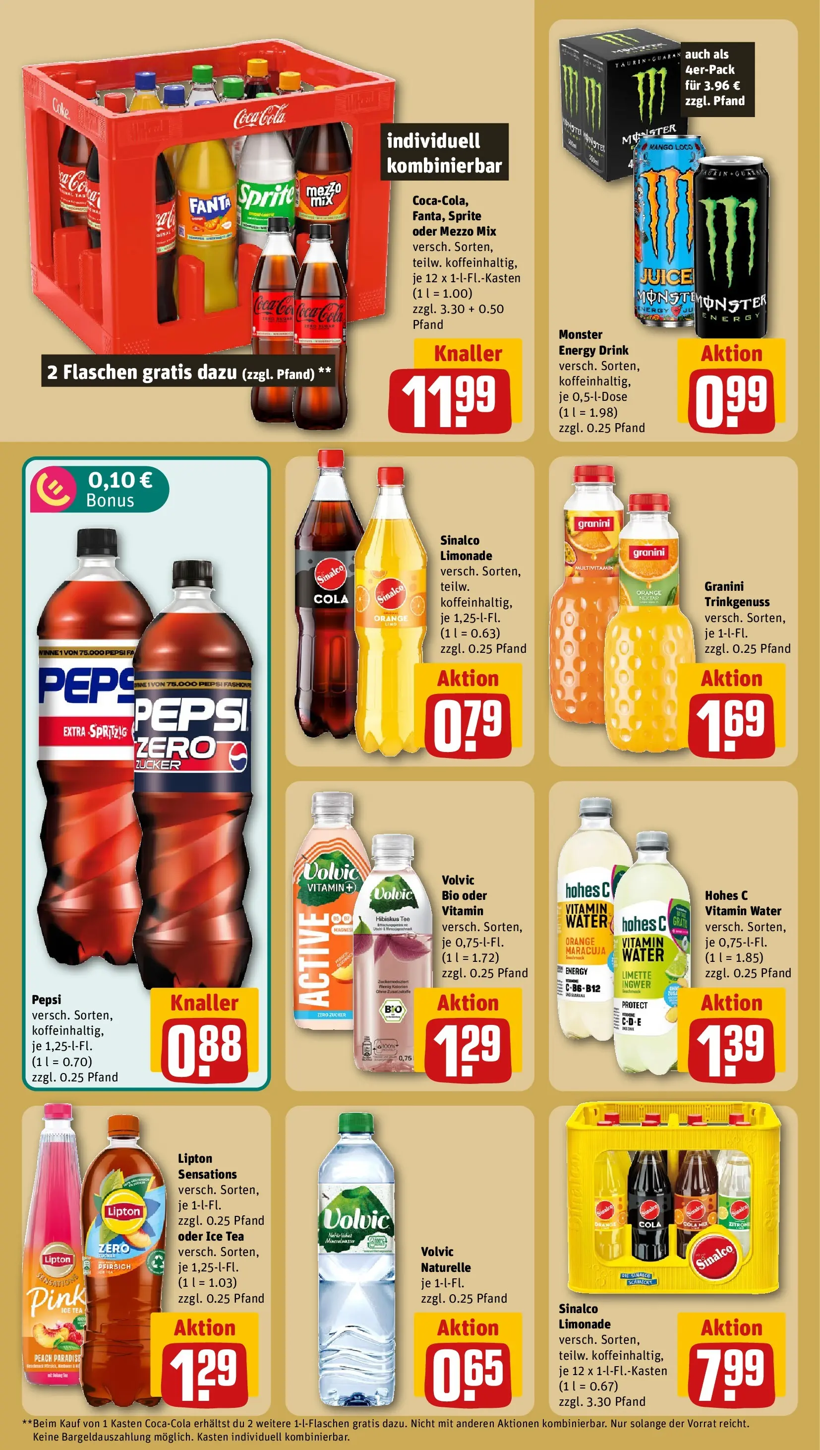 REWE Prospekt ab 27.07.2026 zum Blättern » Angebote | Seite: 16 | Produkte: Zucker, Pfirsich, Oder mezzo mix, Tee