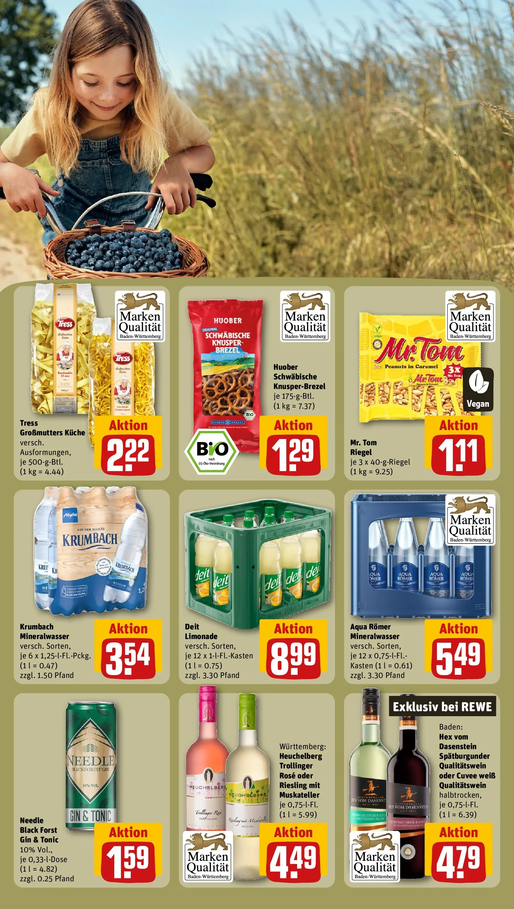 REWE Prospekt ab 27.07.2026 zum Blättern » Angebote | Seite: 27 | Produkte: Küche, Limonade, Mineralwasser, Gin