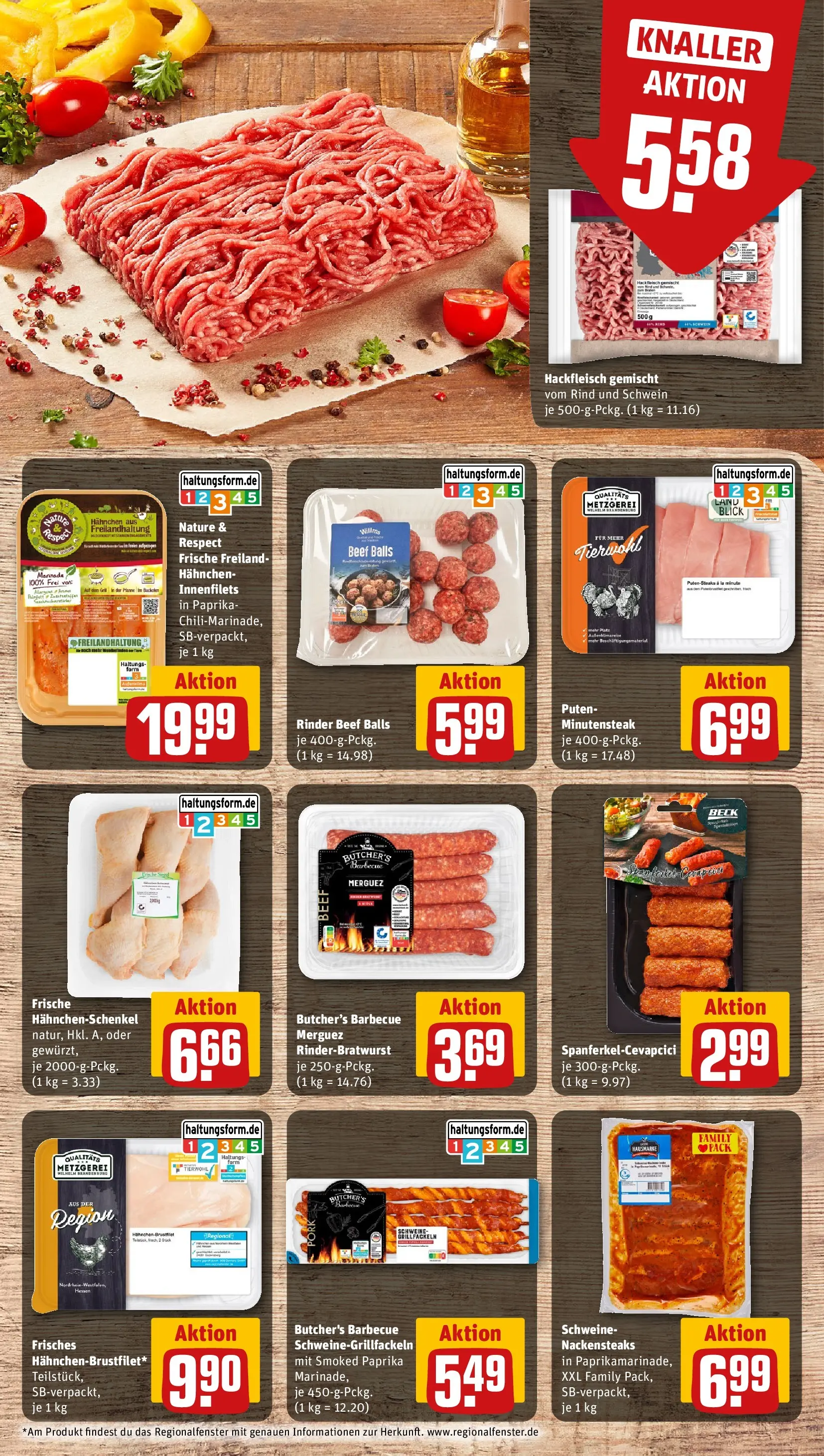 REWE Prospekt ab 27.07.2026 zum Blättern » Angebote | Seite: 9 | Produkte: Nackensteaks, Hahnchenschenkel, Paprika, Backofen