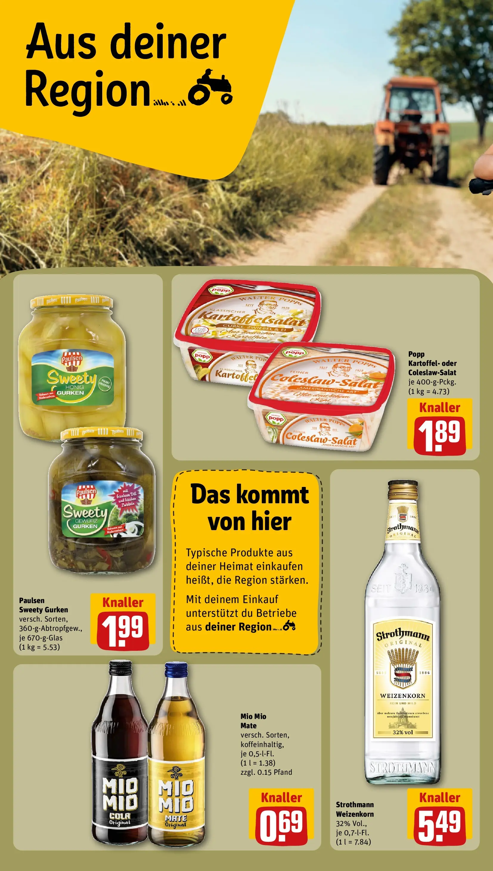 REWE Prospekt ab 27.07.2026 zum Blättern » Angebote | Seite: 24 | Produkte: Cola, Zwiebeln, Dill, Gurken