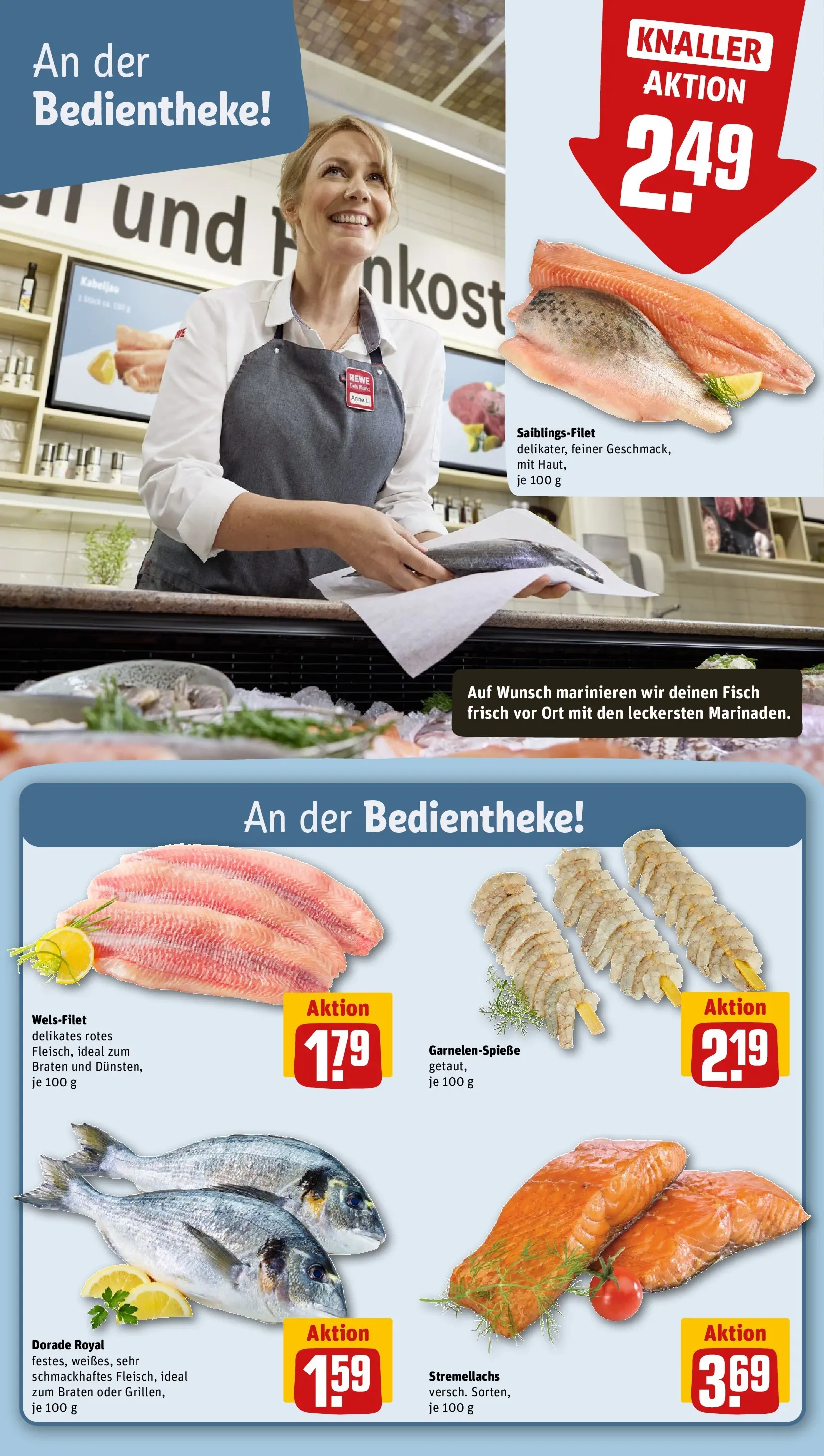 REWE Prospekt ab 27.07.2026 zum Blättern » Angebote | Seite: 35 | Produkte: Dorade, Fisch